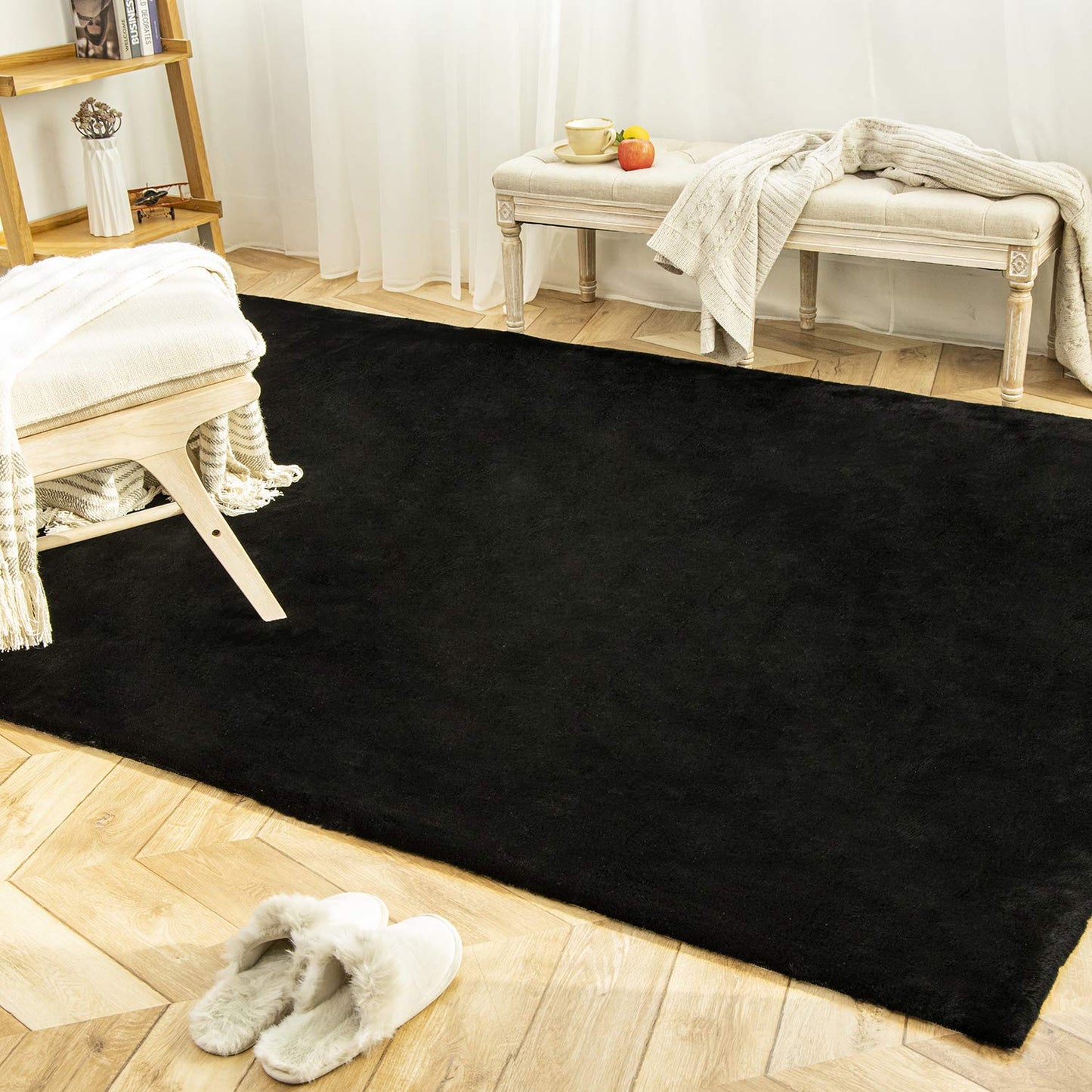 Ultra Soft Faux Area Rug