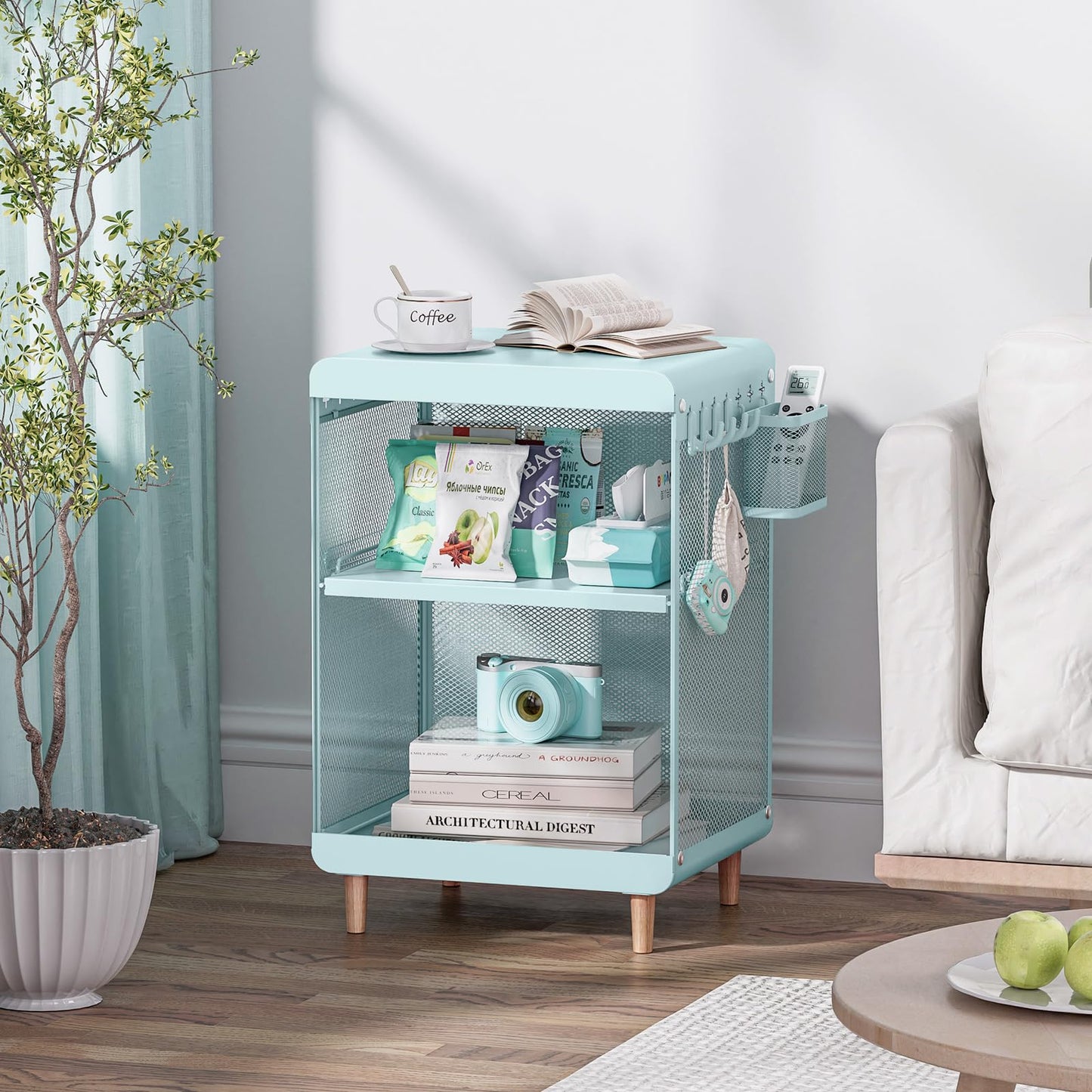 Cute Bedside Nightstand Table