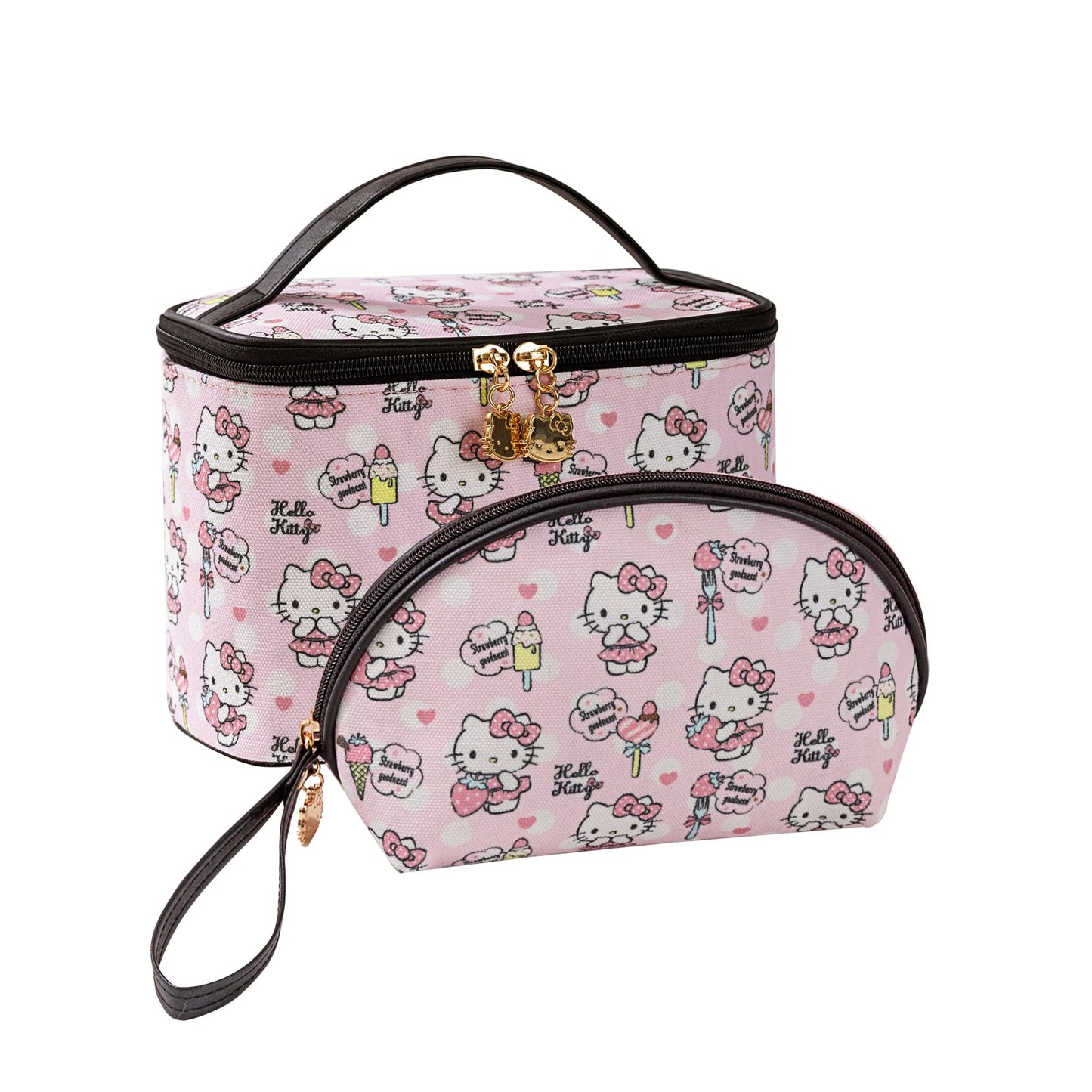 Hello Kitty Make up Bag Travel Cosmetic Bags - Cute Zipper Pouch Case Organizer