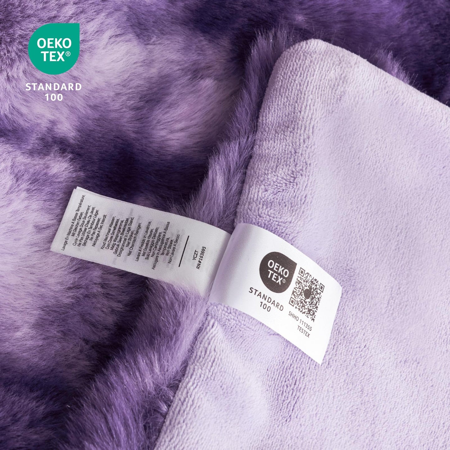 Faux Fur Throw Blanket -Fuzzy Soft Plush Thick Bubble Blanket