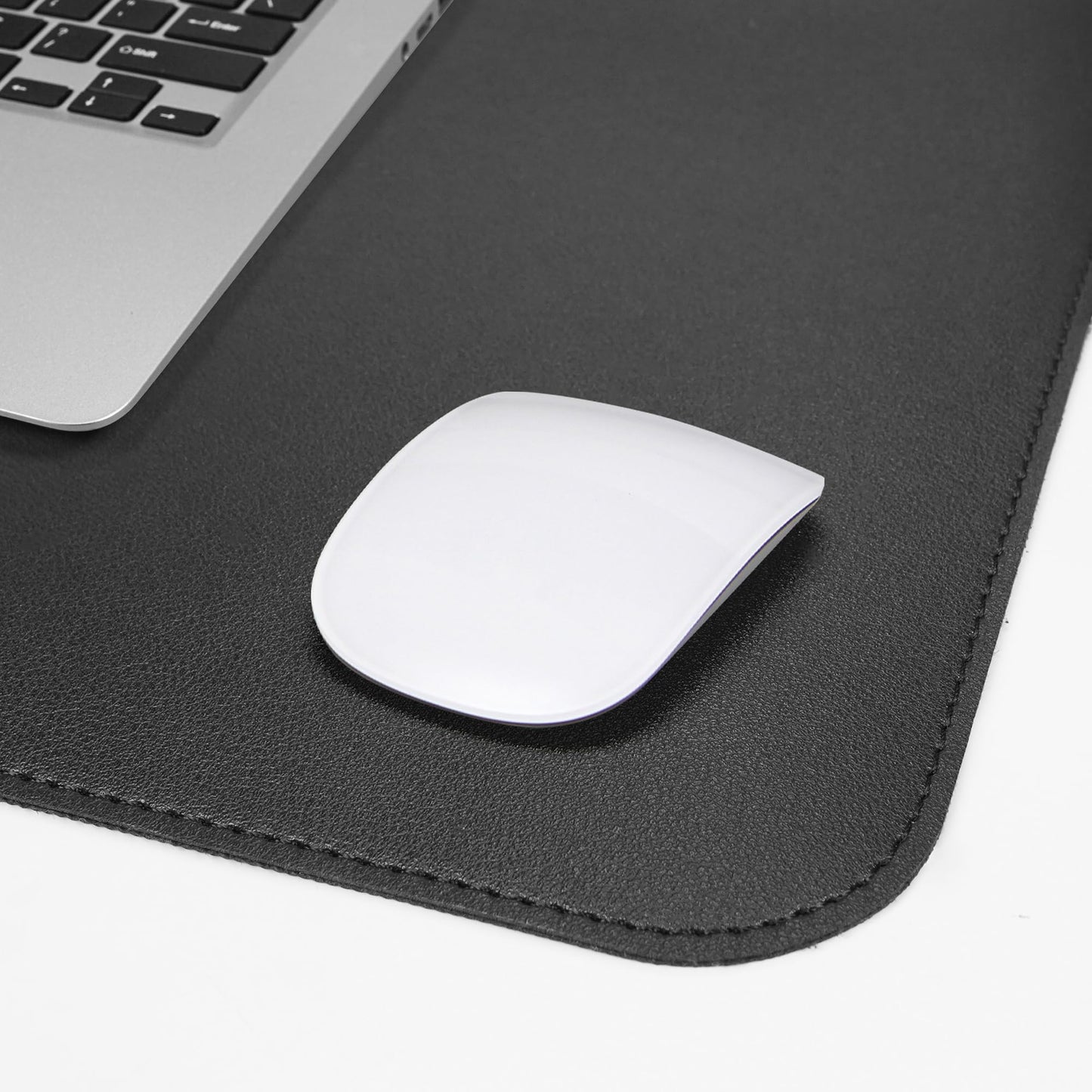 Large Non-Slip Desk Pad - Waterproof PU Leather Desk Protector, 31.5" x 12"