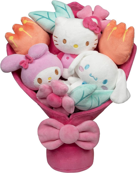 Hello Kitty and Friends - 12-inch Plush Valentine’s Bouquet - 9 Plush