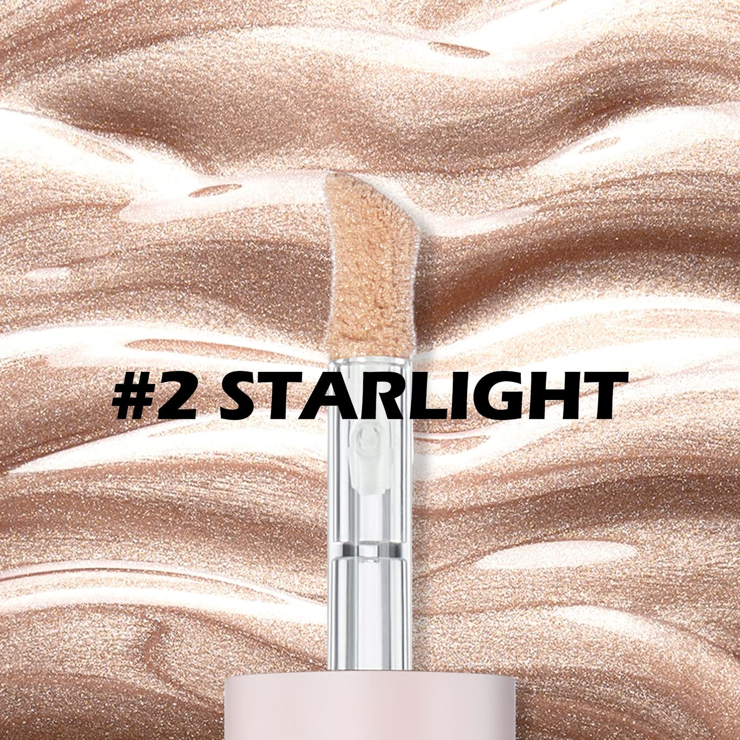 Liquid Highlighter Makeup - Lightweight Blendable Cream Face Body Liquid Illuminator Bronzer