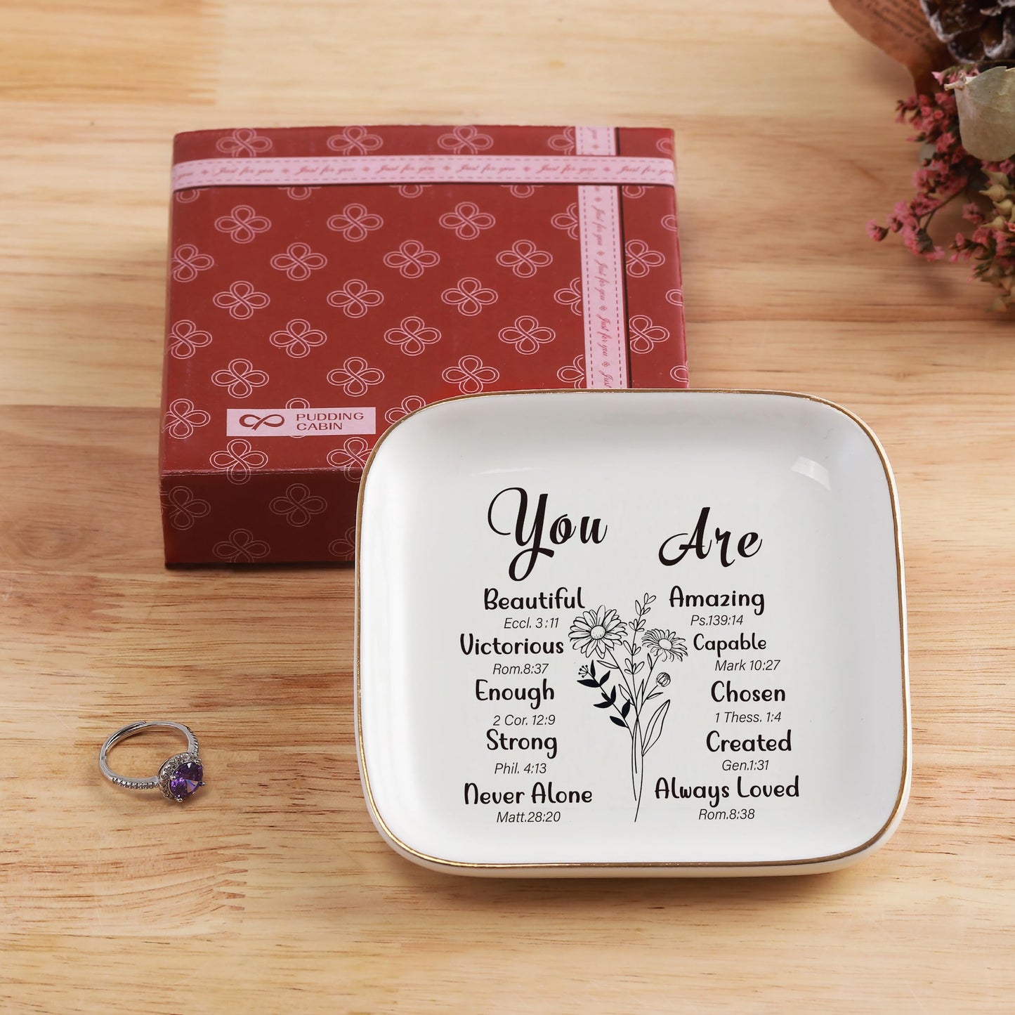 Inspirational Women Ring Dish