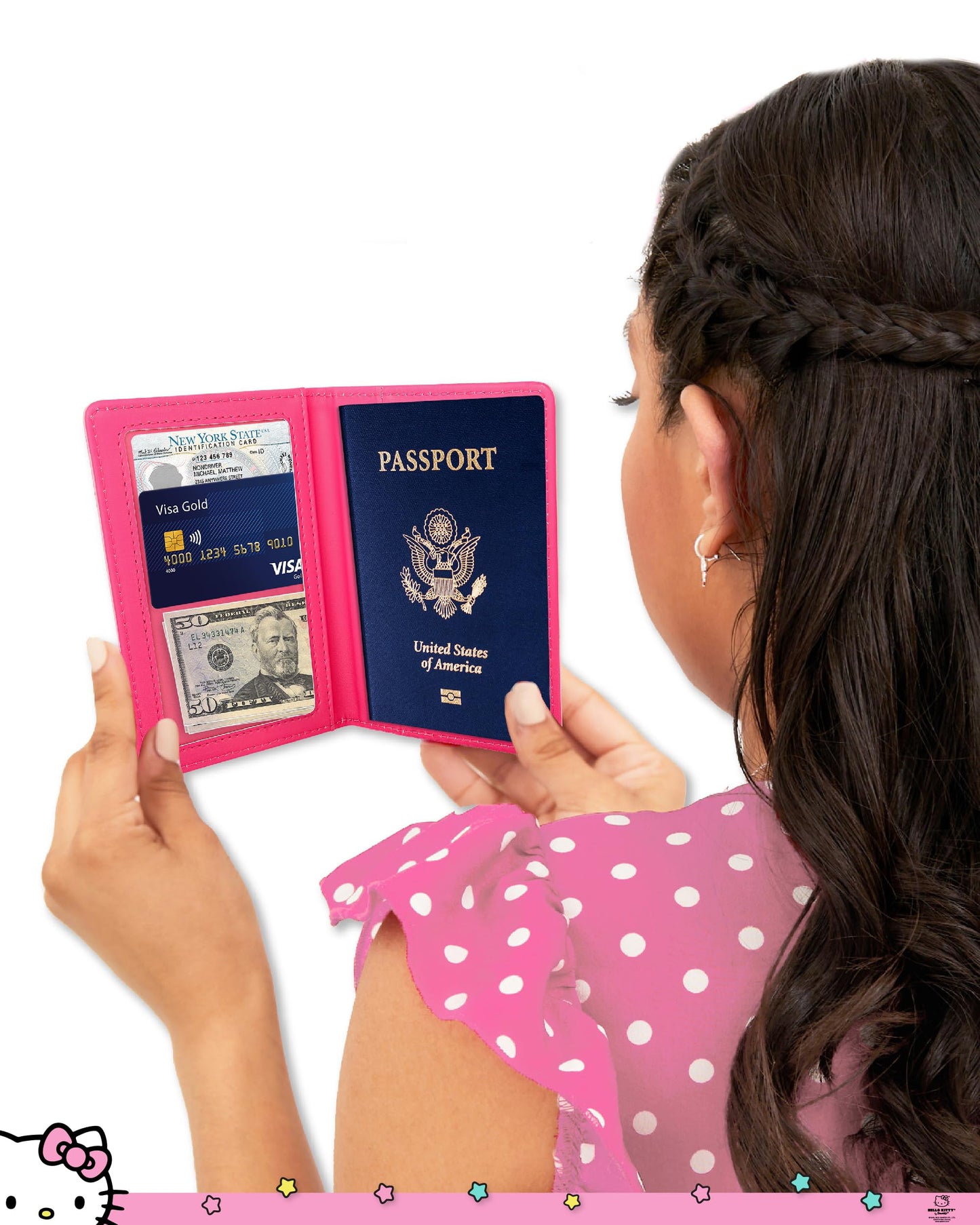 Hello Kitty Passport Holder for Travel