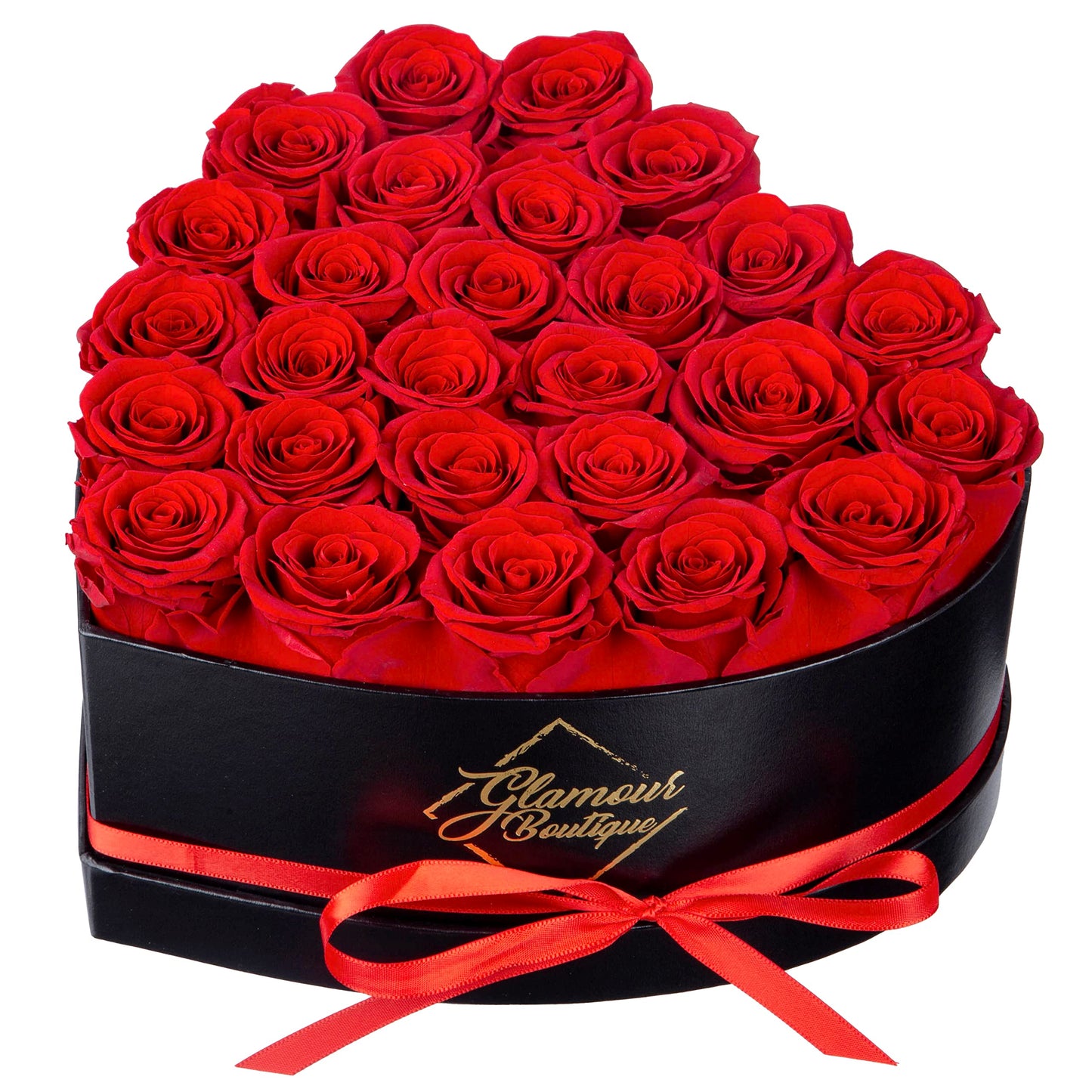 Forever Heart Shape Box - Preserved Roses