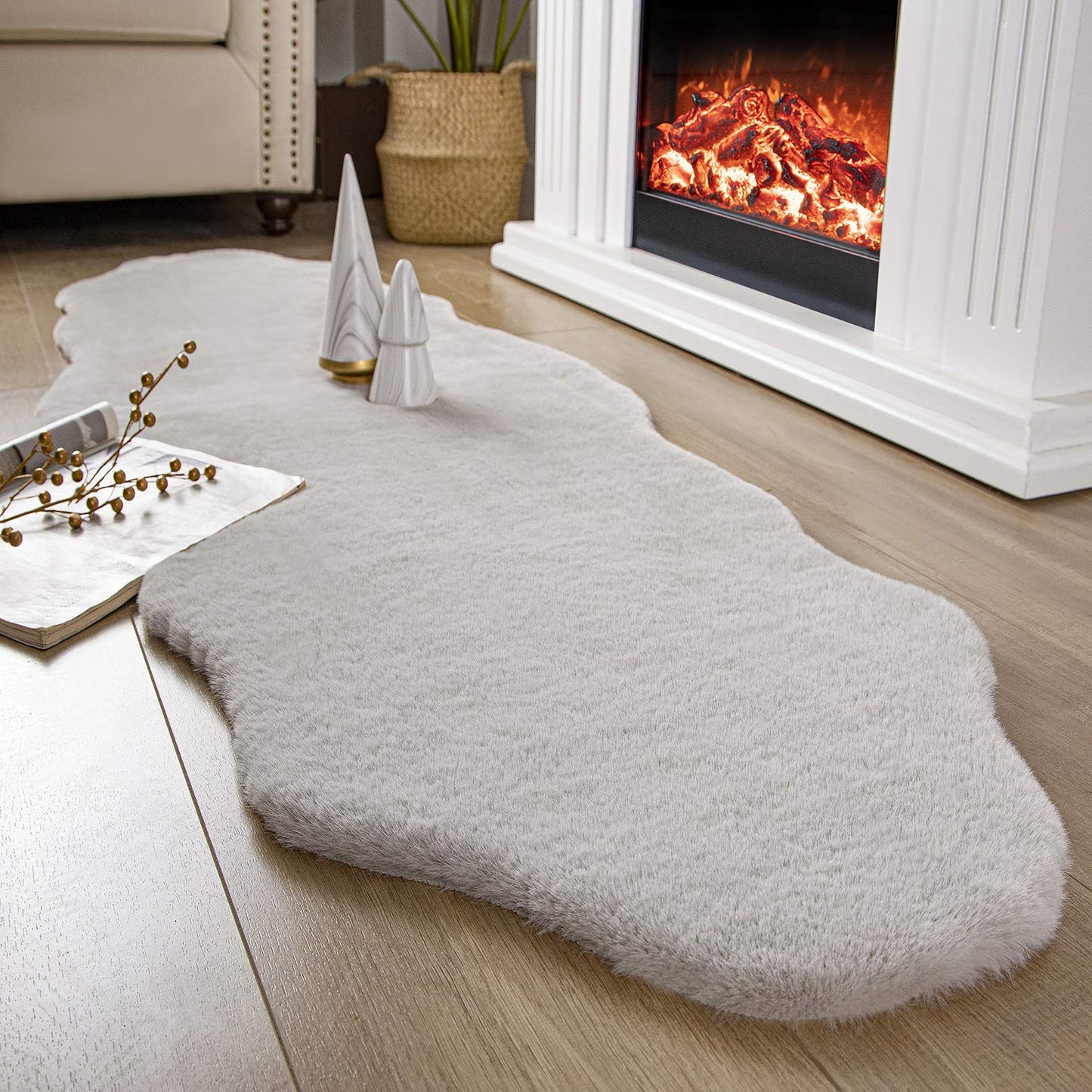 Ultra Soft Faux Area Rug