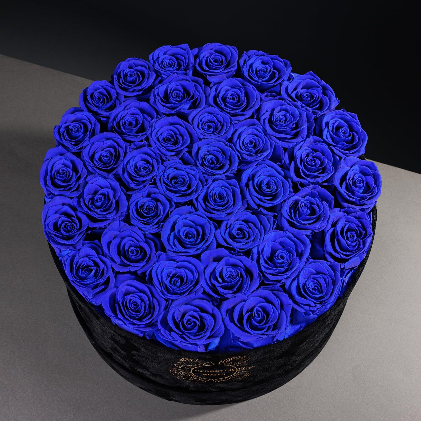 Pieces Preserved Roses in Suede Box, 40 PCS