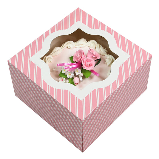 Extra Deep Square Cake Box with Window