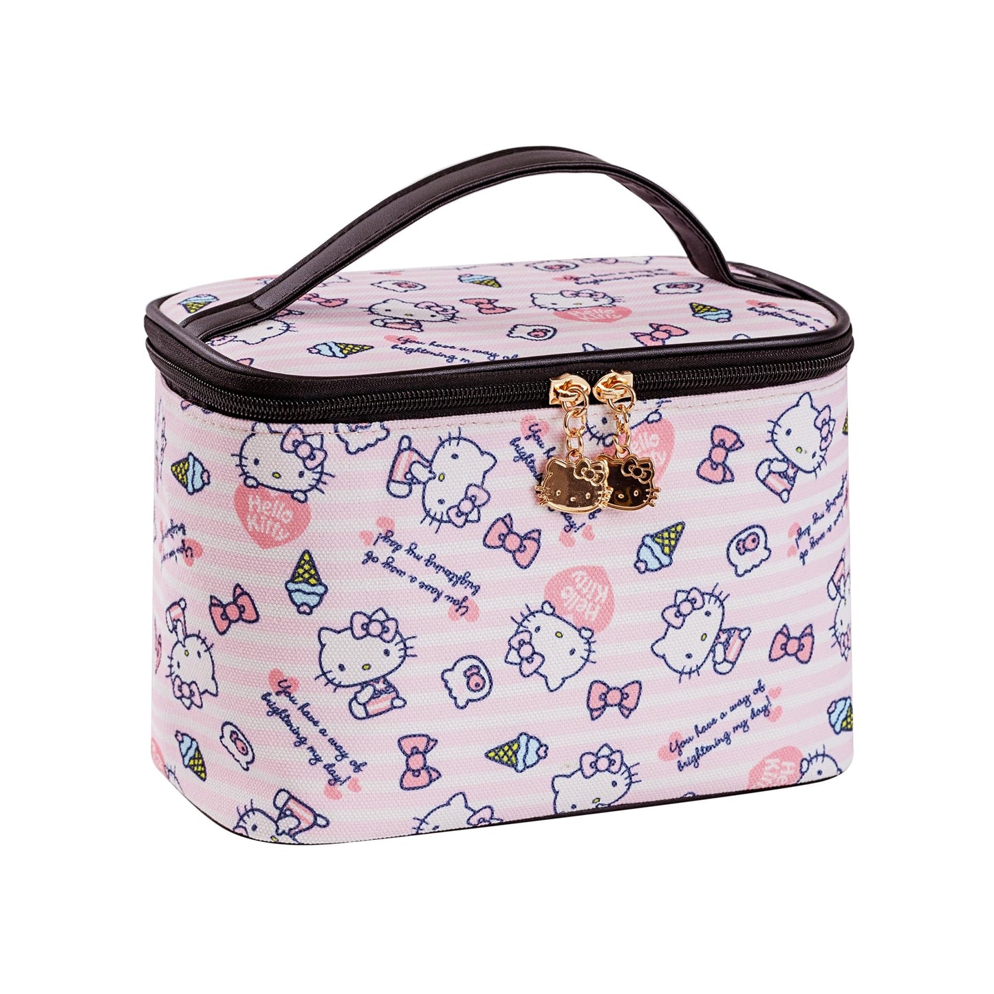 Hello Kitty Make up Bag Travel Cosmetic Bags - Cute Zipper Pouch Case Organizer