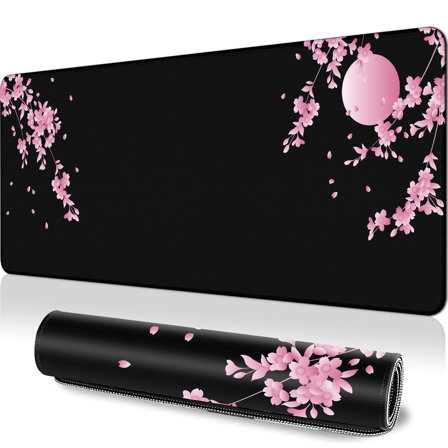 Desk Mat Modern Abstract Cute Large Mouse Pad XL 31.5x11.8in 3mm Non-Slip Rubber Base