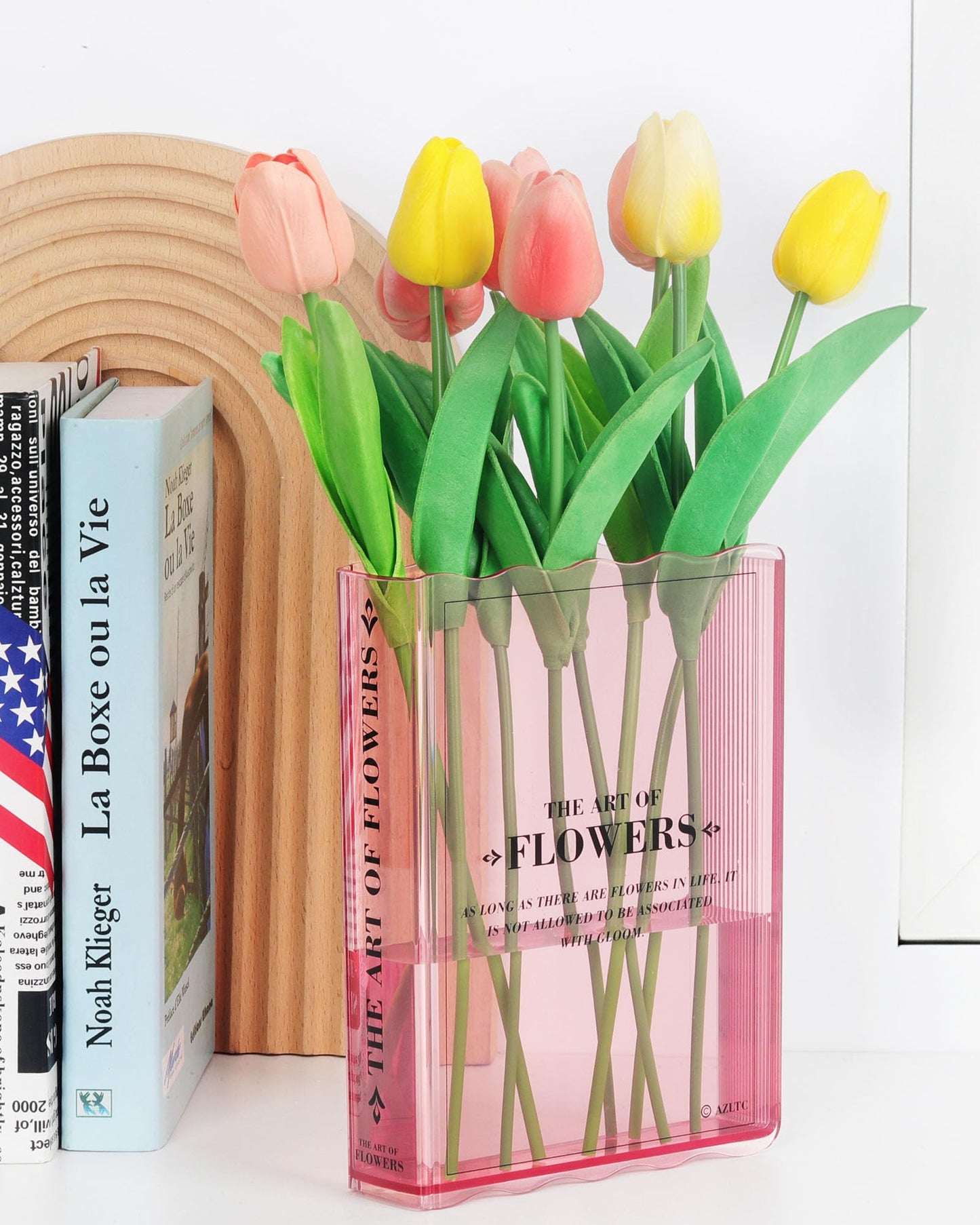 New Book-Shaped Flower Vase – Aesthetic Decor