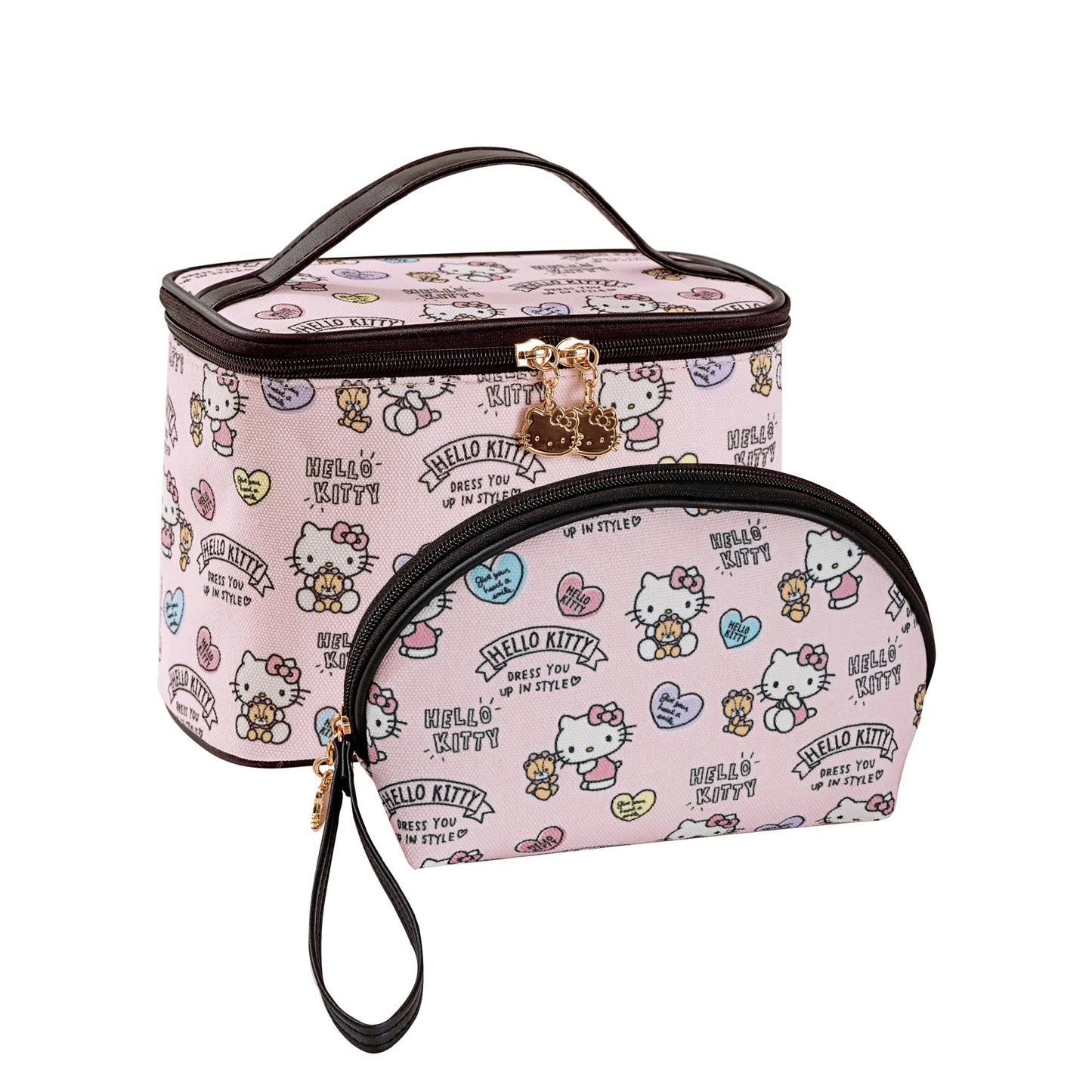 Hello Kitty Make up Bag Travel Cosmetic Bags - Cute Zipper Pouch Case Organizer