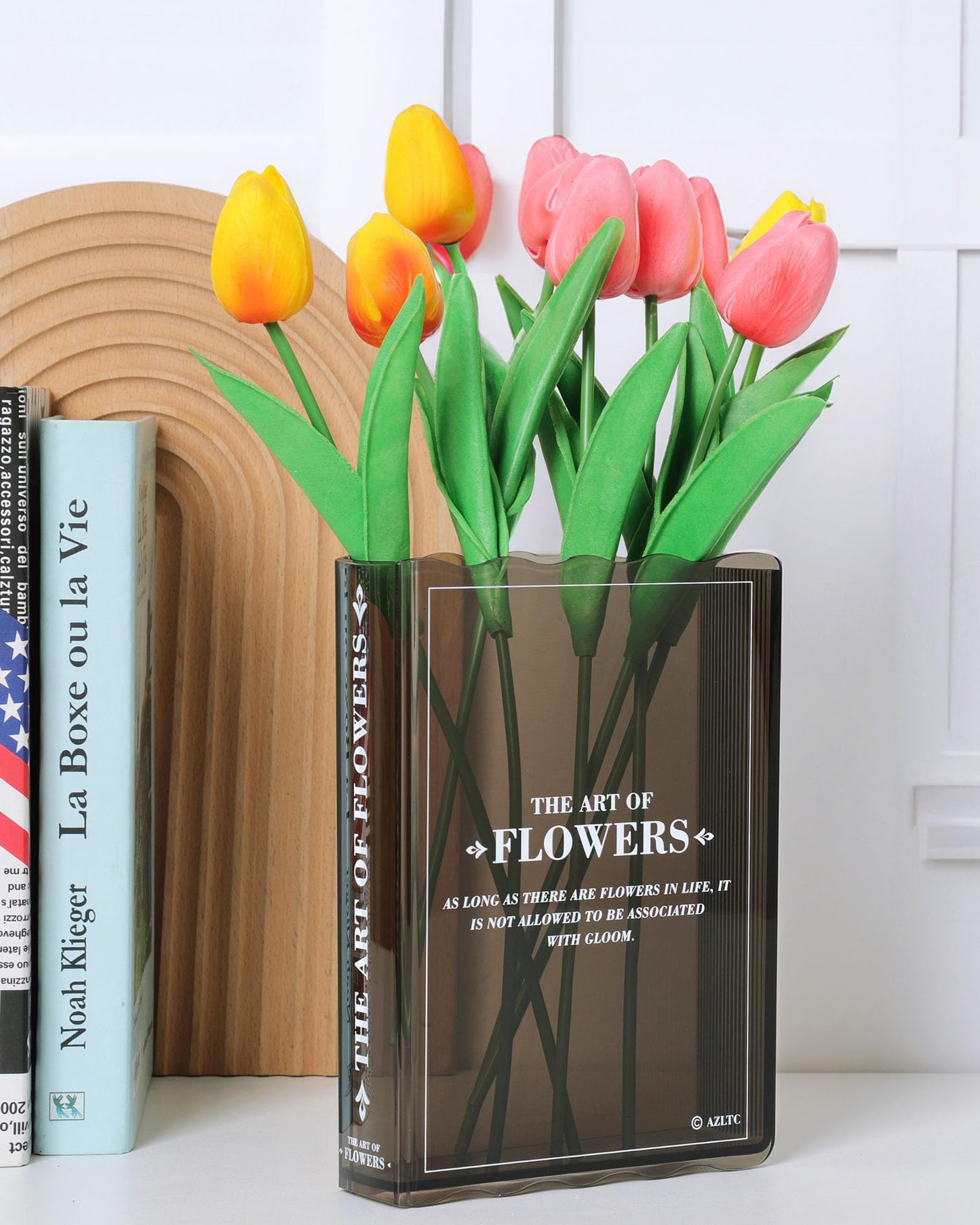 New Book-Shaped Flower Vase – Aesthetic Decor