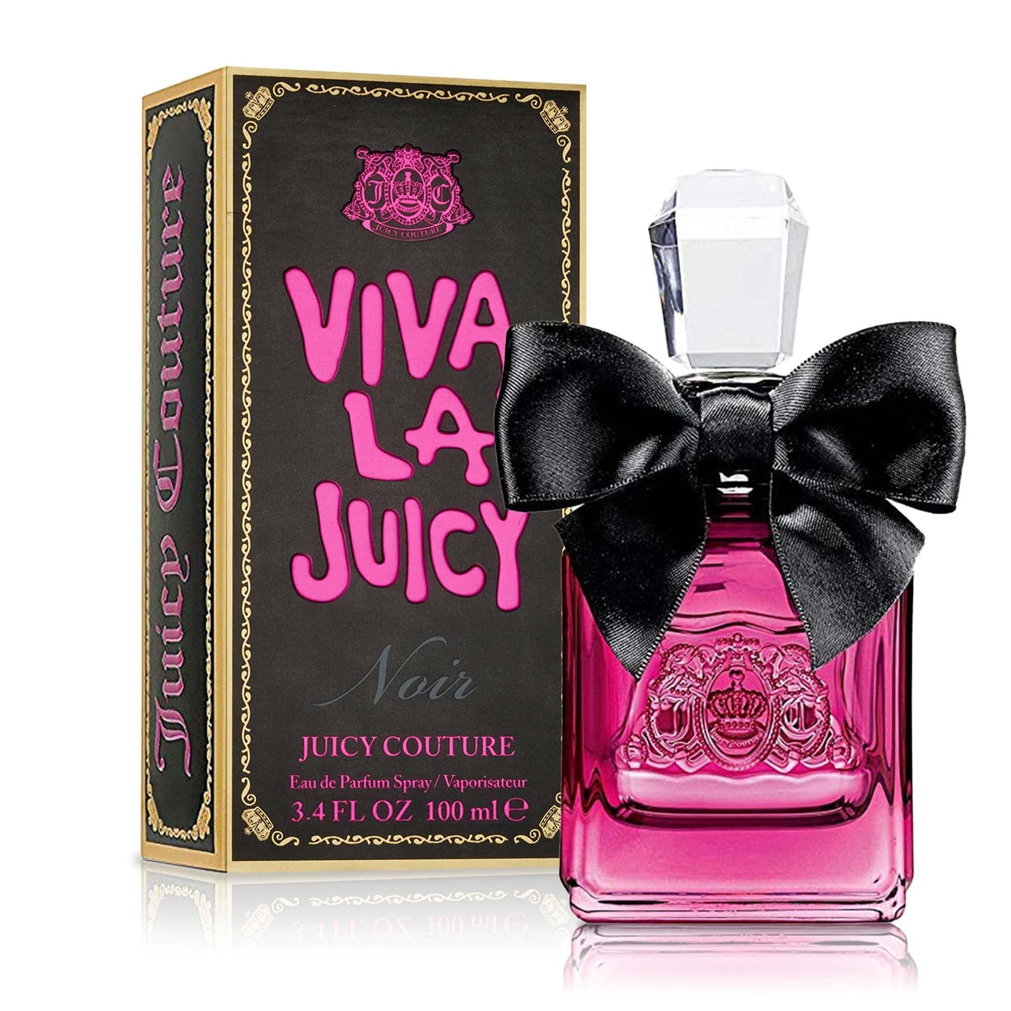 Juicy Couture Viva La Juicy Noir Eau De Parfum, Women's Perfume with Notes of Wild Berries, Gardenia & Amber - Fruity & Floral