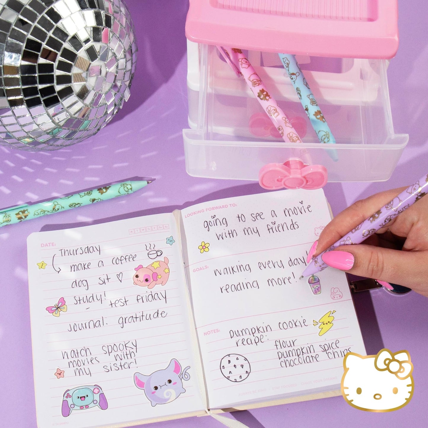 Sanrio Hello Kitty & Friends - My Melody, Kuromi, Kawaii & School Supplies