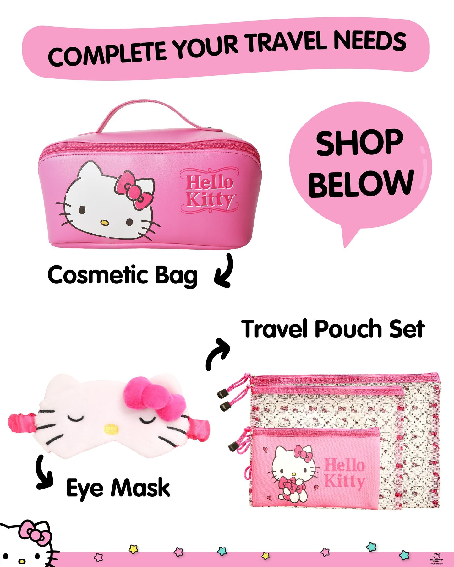 Hello Kitty Passport Holder for Travel