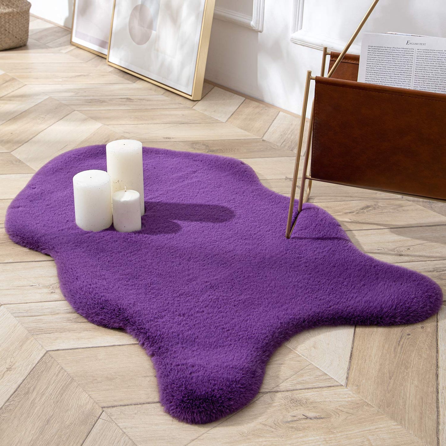 Ultra Soft Faux Area Rug