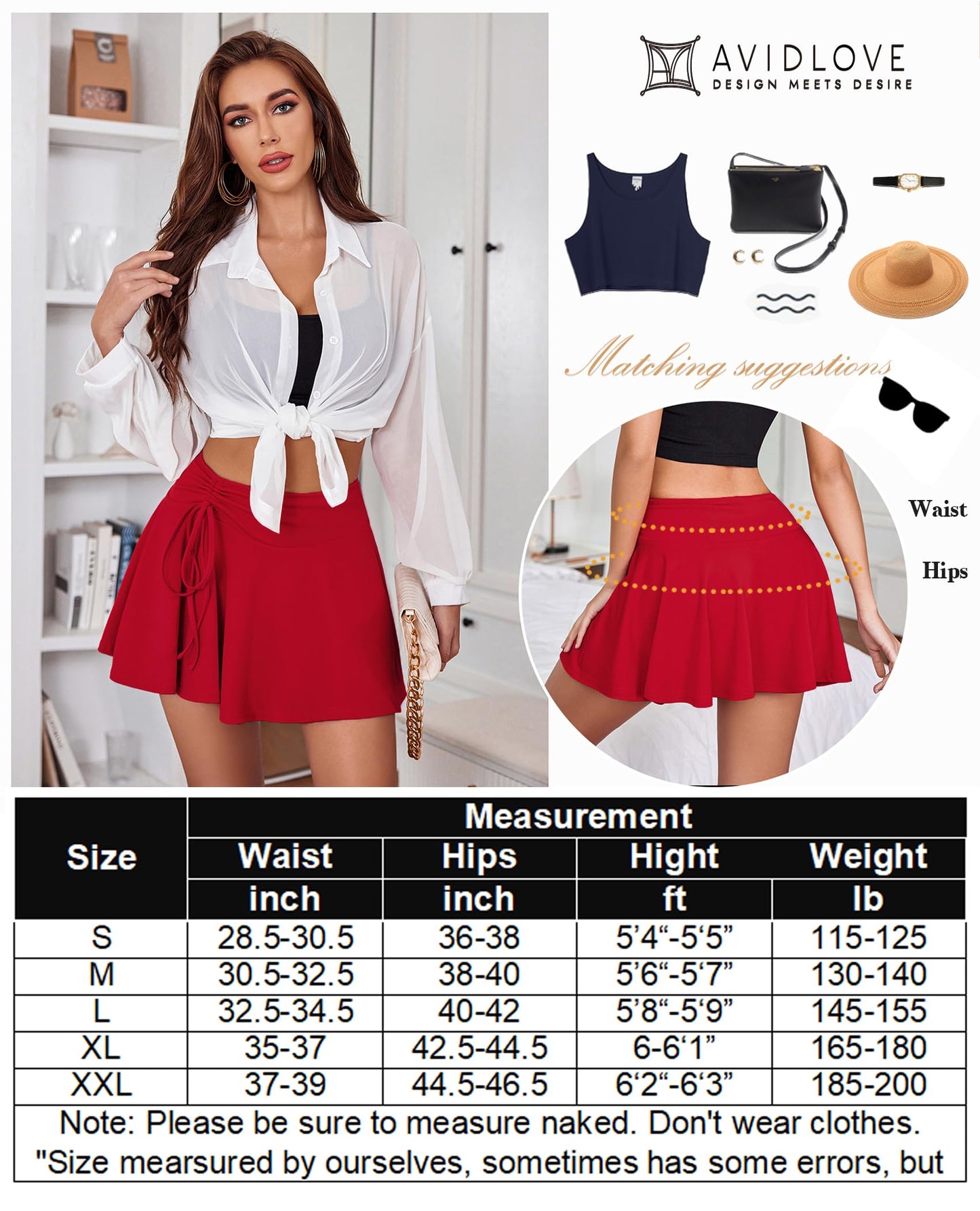 Sexy Mini Skirt Pleated Drawstring High Waist Skater Skirt