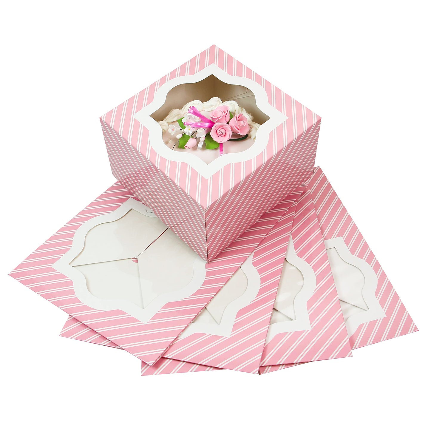 Extra Deep Square Cake Box with Window