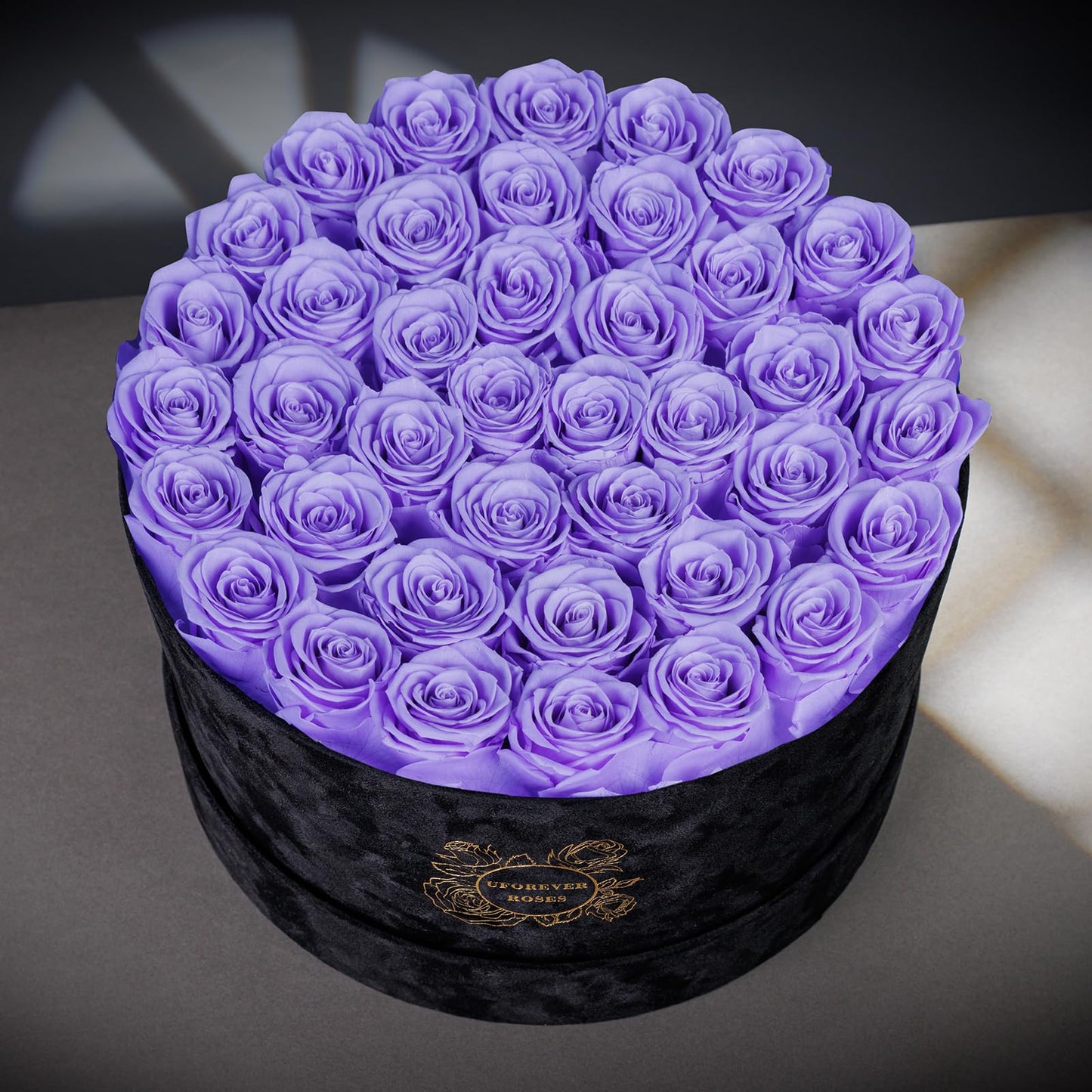 Pieces Preserved Roses in Suede Box, 40 PCS