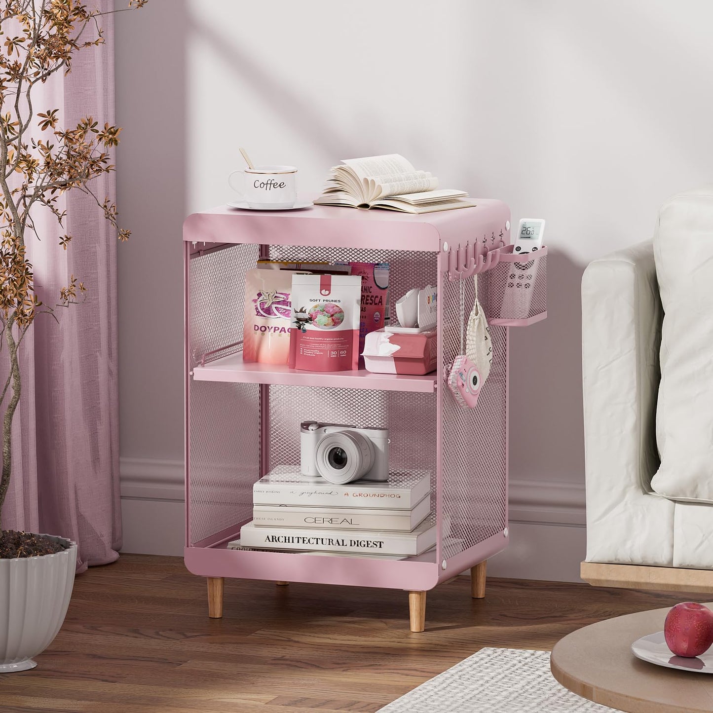 Cute Bedside Nightstand Table