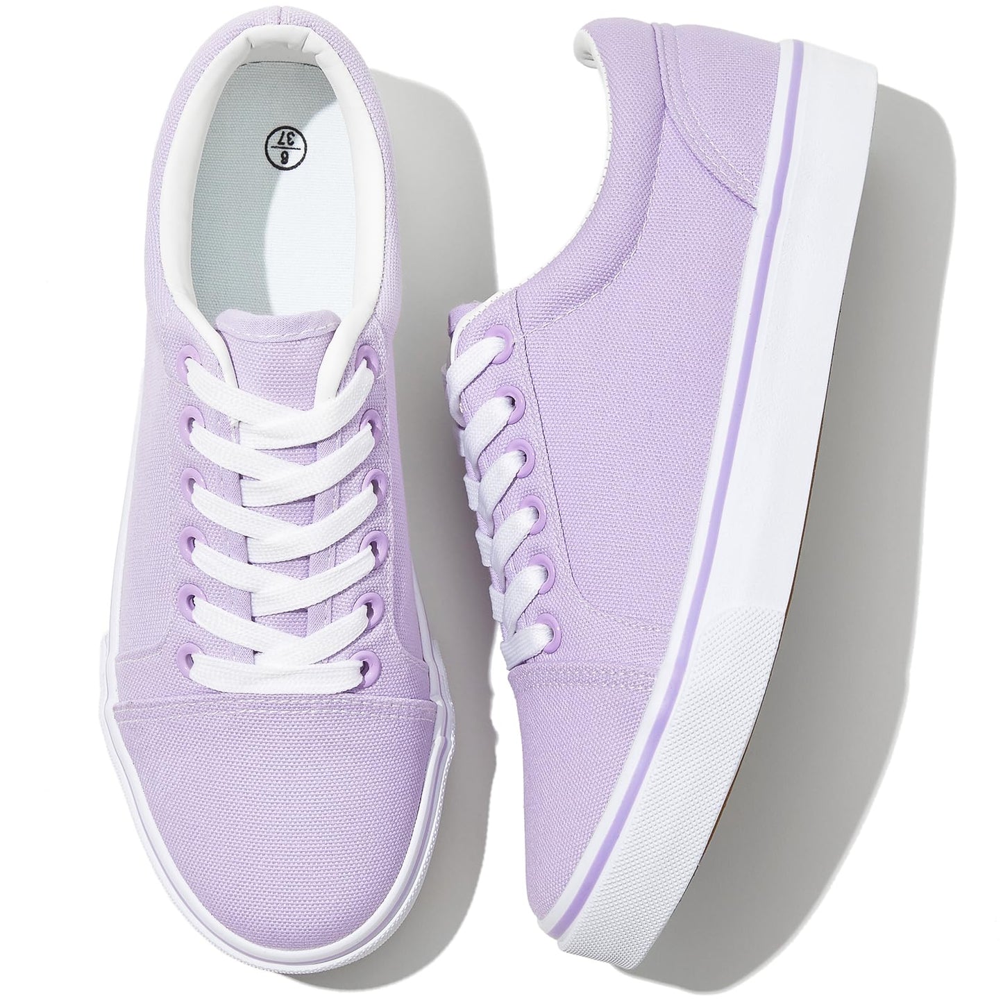 Women Canvas Sneakers -  Casual Shoes Low Top Comfortable Tennis Shoes