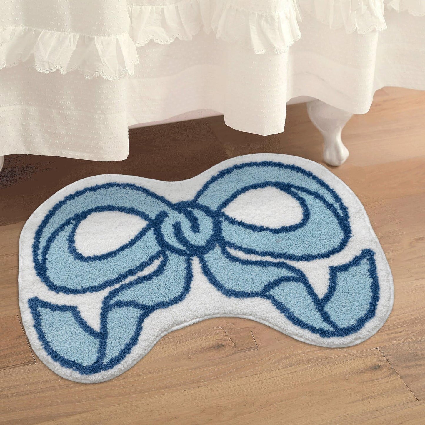 Coquette Bow Rug for Living Space