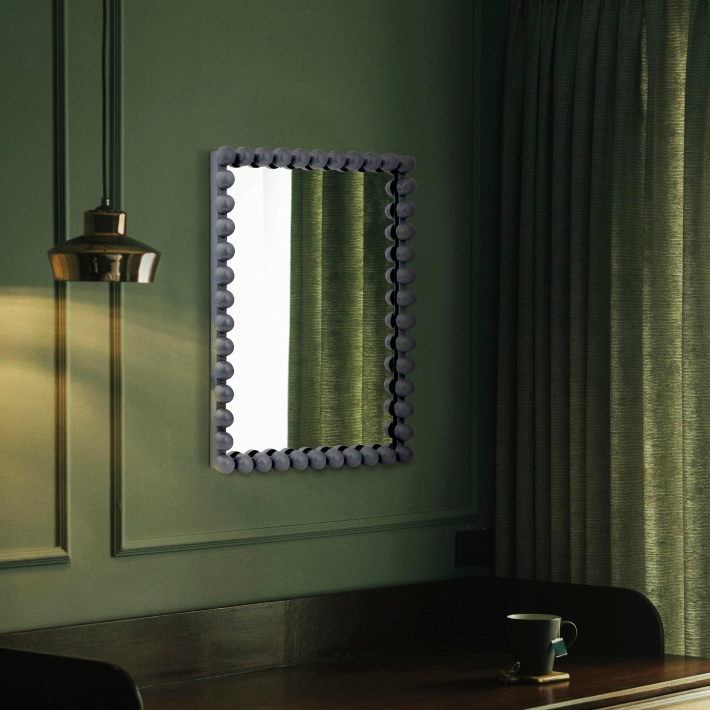 Wall Maunted Mirror, Metal Frame