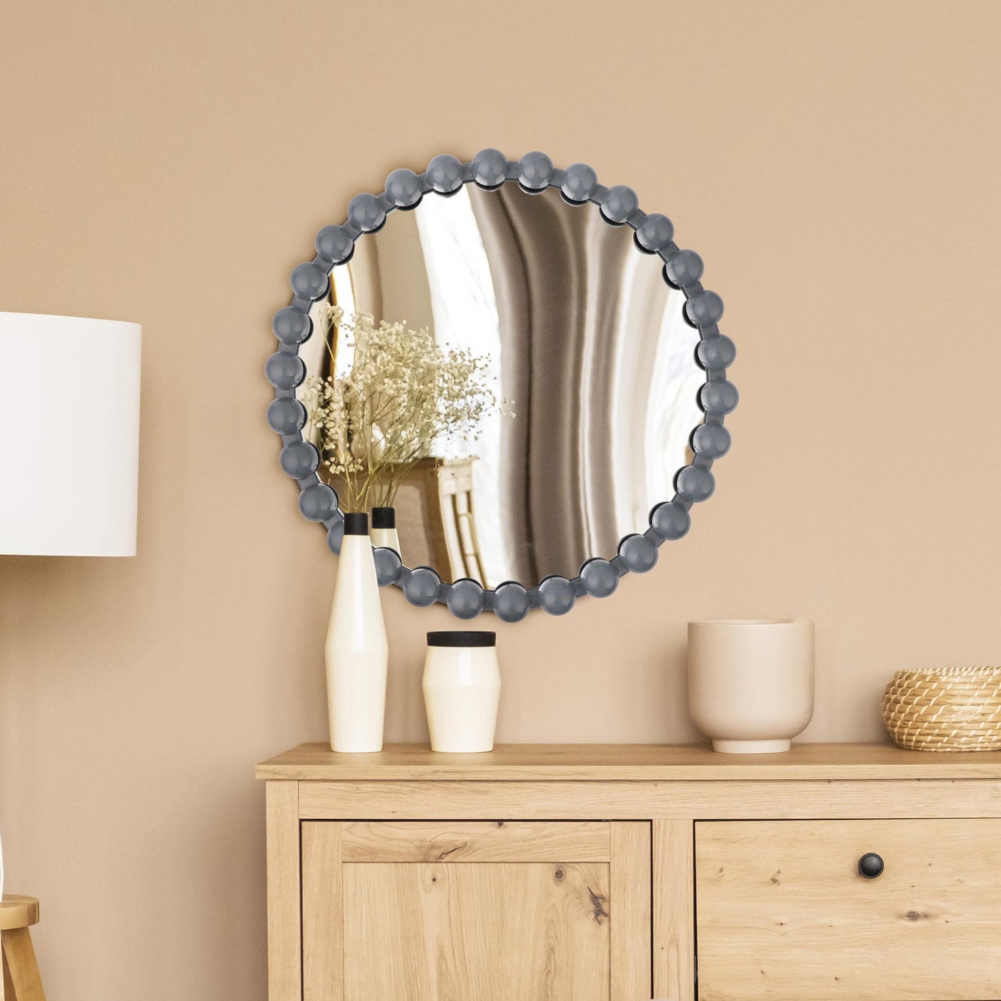 Wall Maunted Mirror, Metal Frame