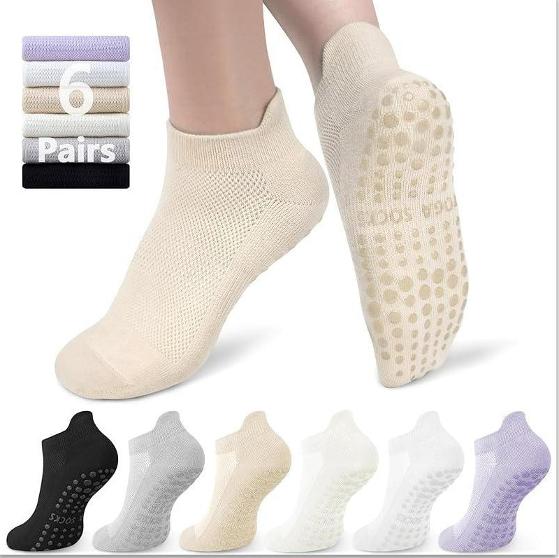 Women’s Boneless Mesh Athletic Socks Non-slip Silicone