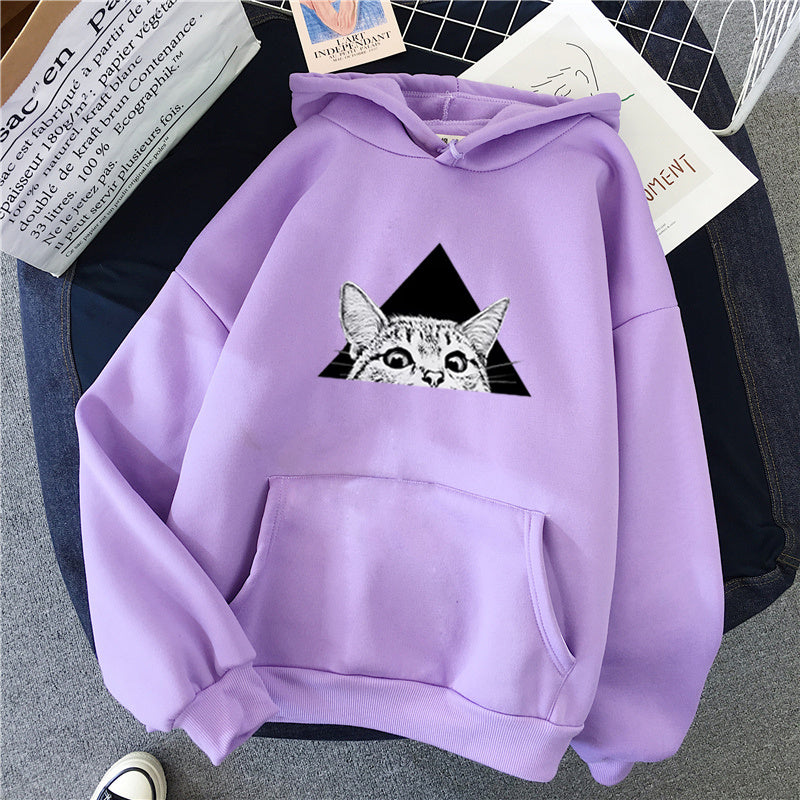 Women Cat Hoodie