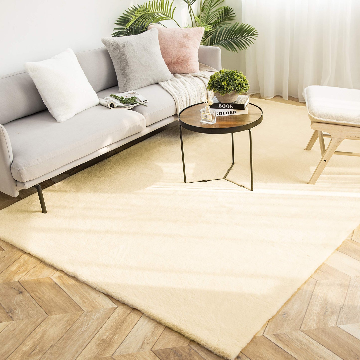 Ultra Soft Faux Area Rug