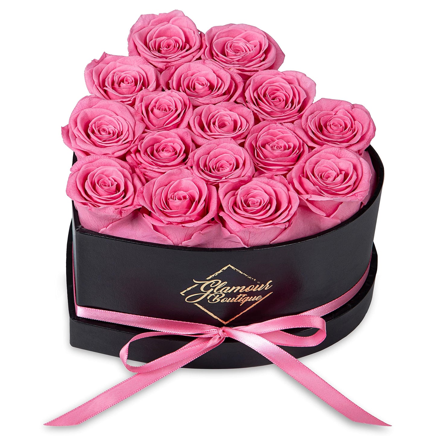 Forever Heart Shape Box - Preserved Roses