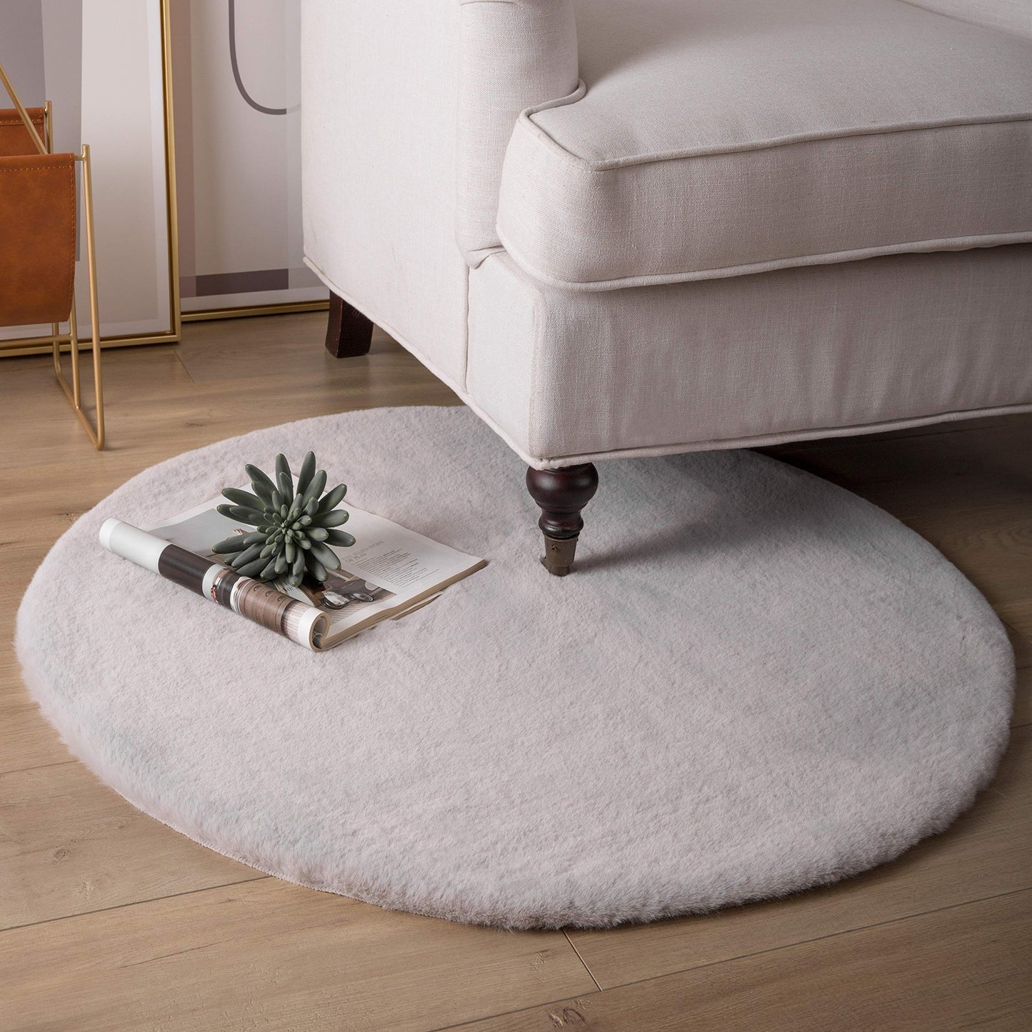 Ultra Soft Faux Area Rug