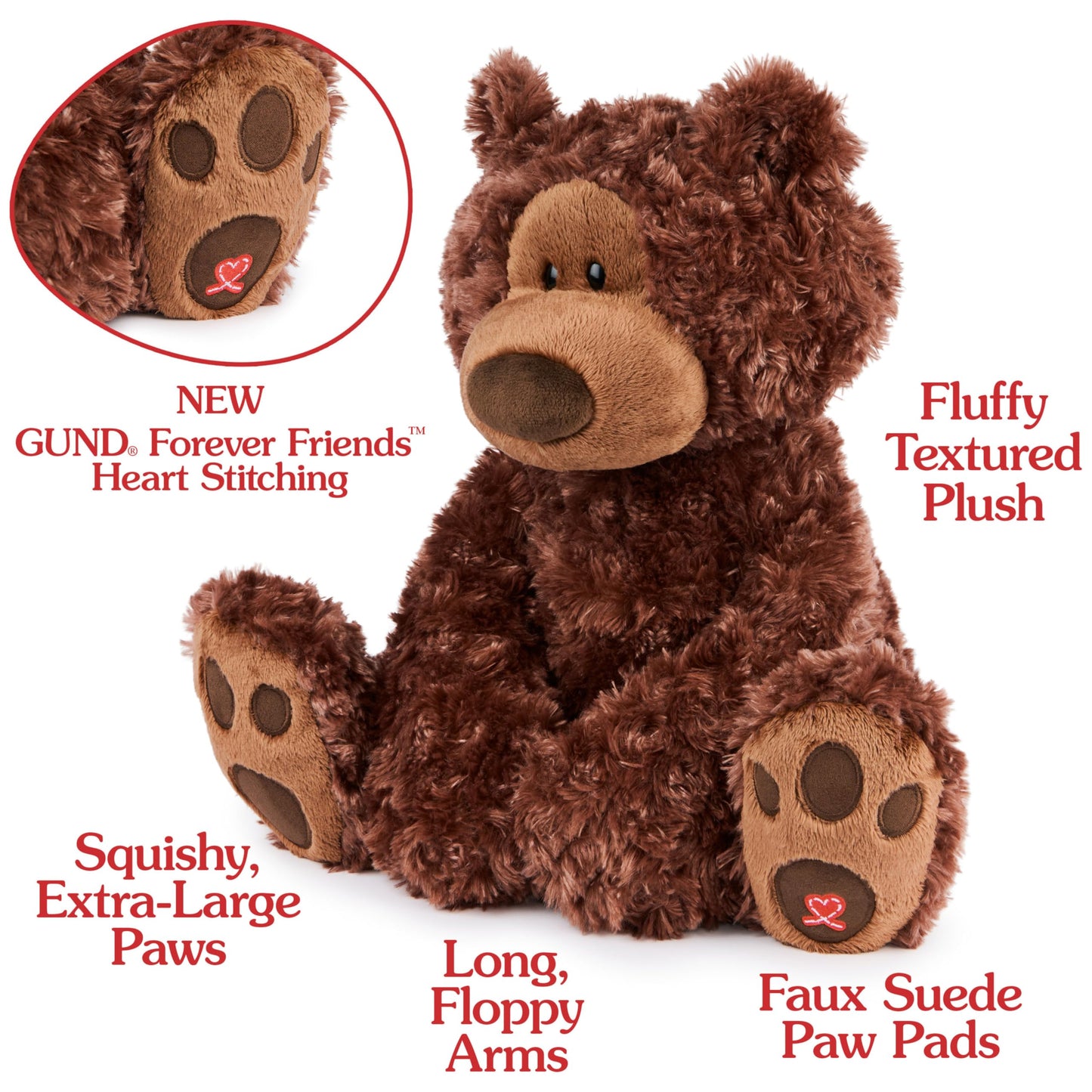 Premium Stuffed Classic Teddy Bear