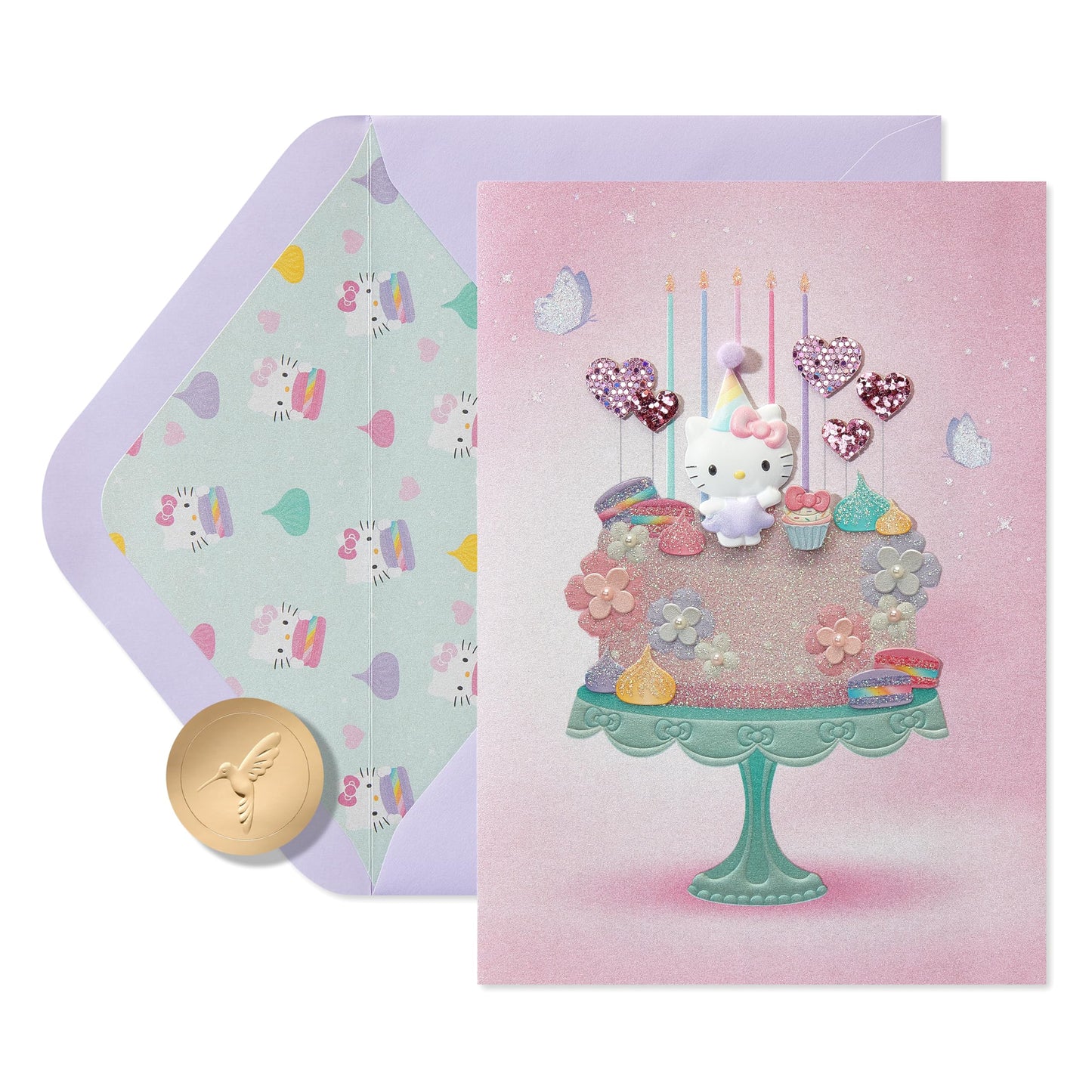 Hello Kitty Birthday Princess Card for Girl