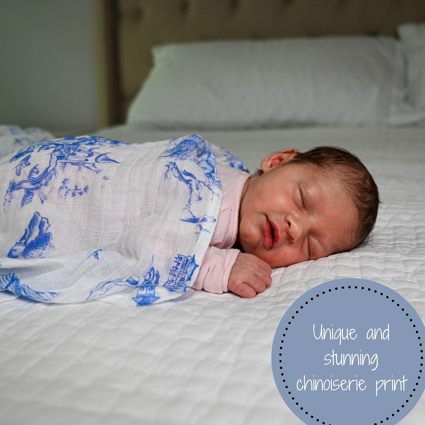 Cotton 100% Muslin Swaddle Blankets