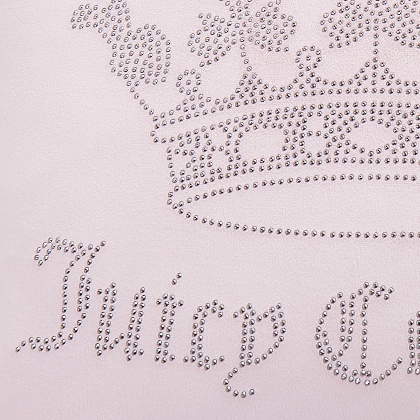 Juicy Couture - Decorative Accent Pillow, Velvet Rhinestone Crown, Premium Reversible Throw Pillow