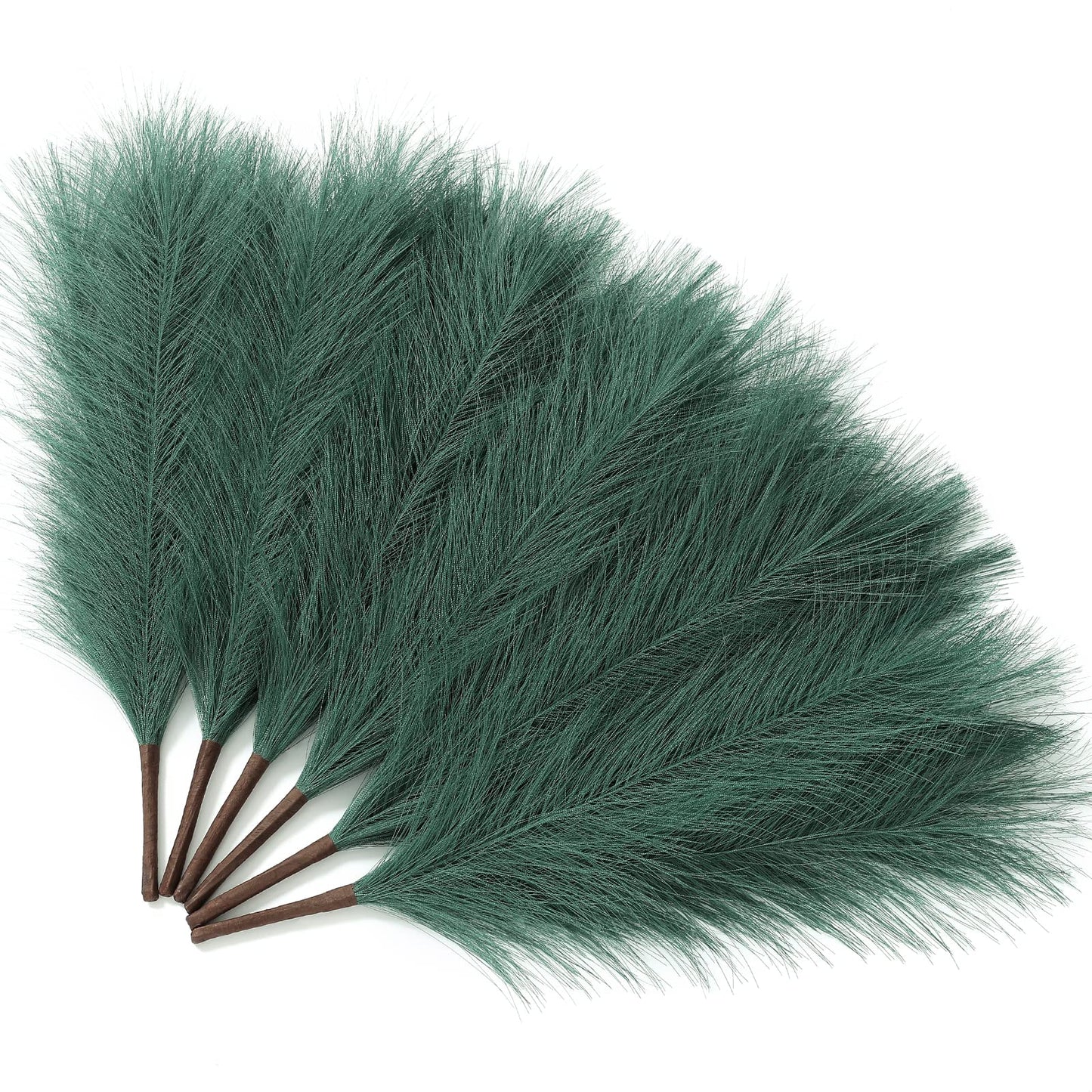 Faux Pampas Grass Decor 17.7 Inch 6pcs, Home Decor