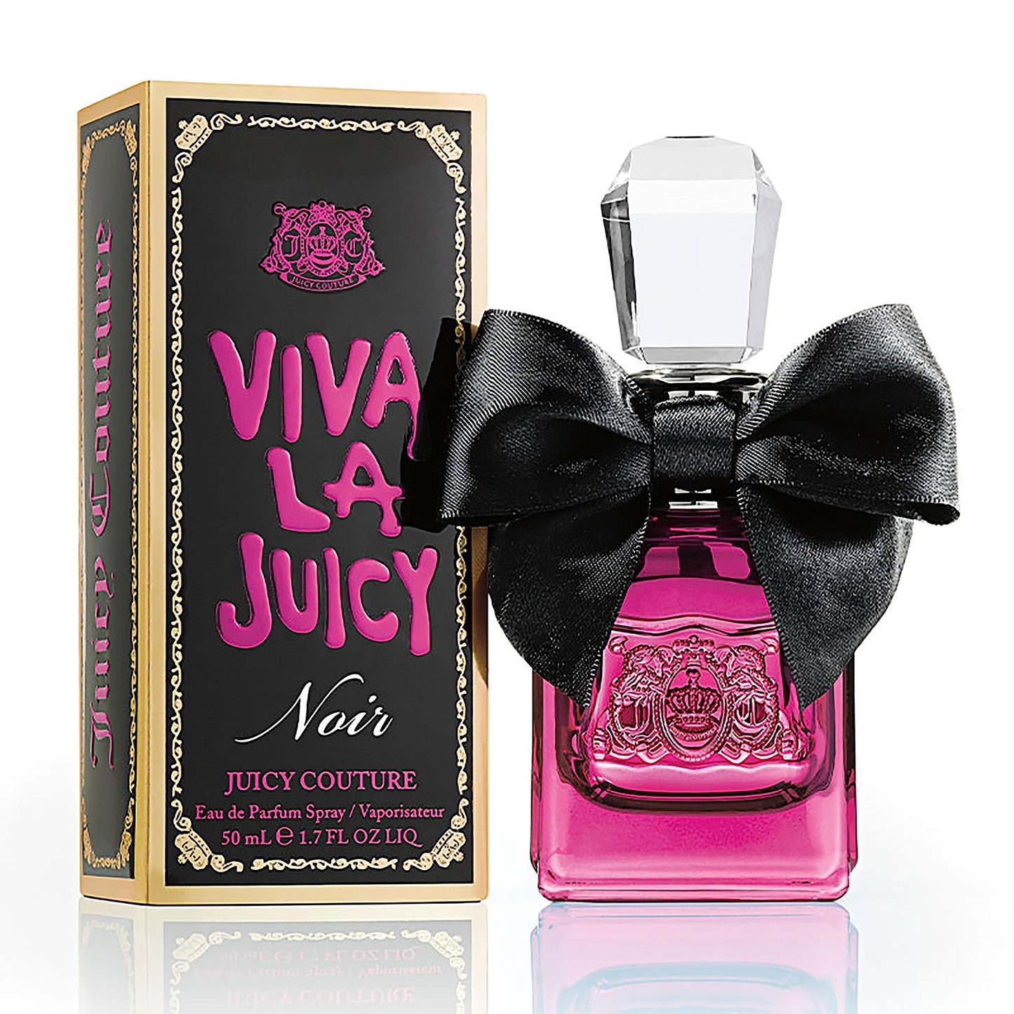 Juicy Couture Viva La Juicy Noir Eau De Parfum, Women's Perfume with Notes of Wild Berries, Gardenia & Amber - Fruity & Floral