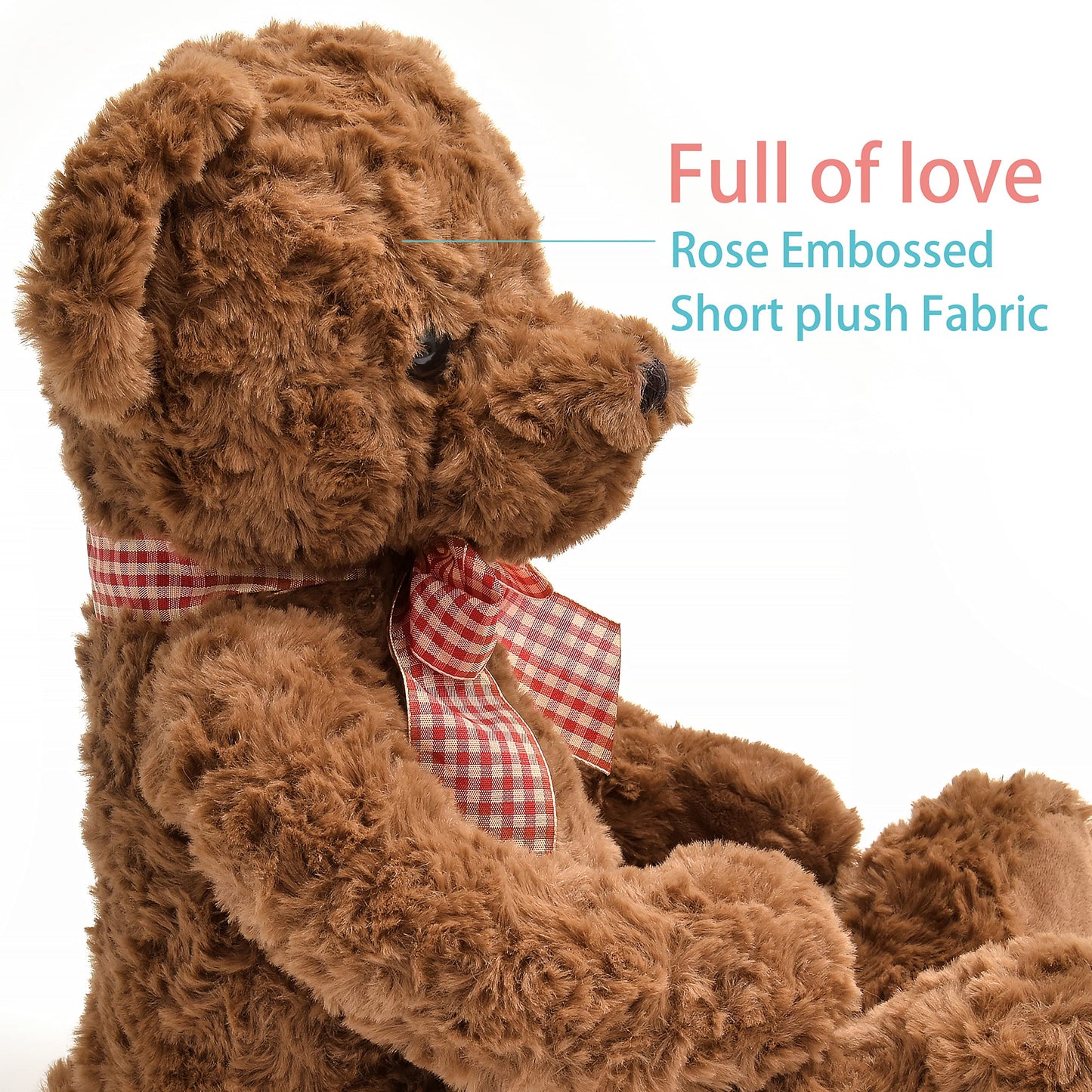 Posed Teddy Bear Stuffed Animal Cute Plush 20”