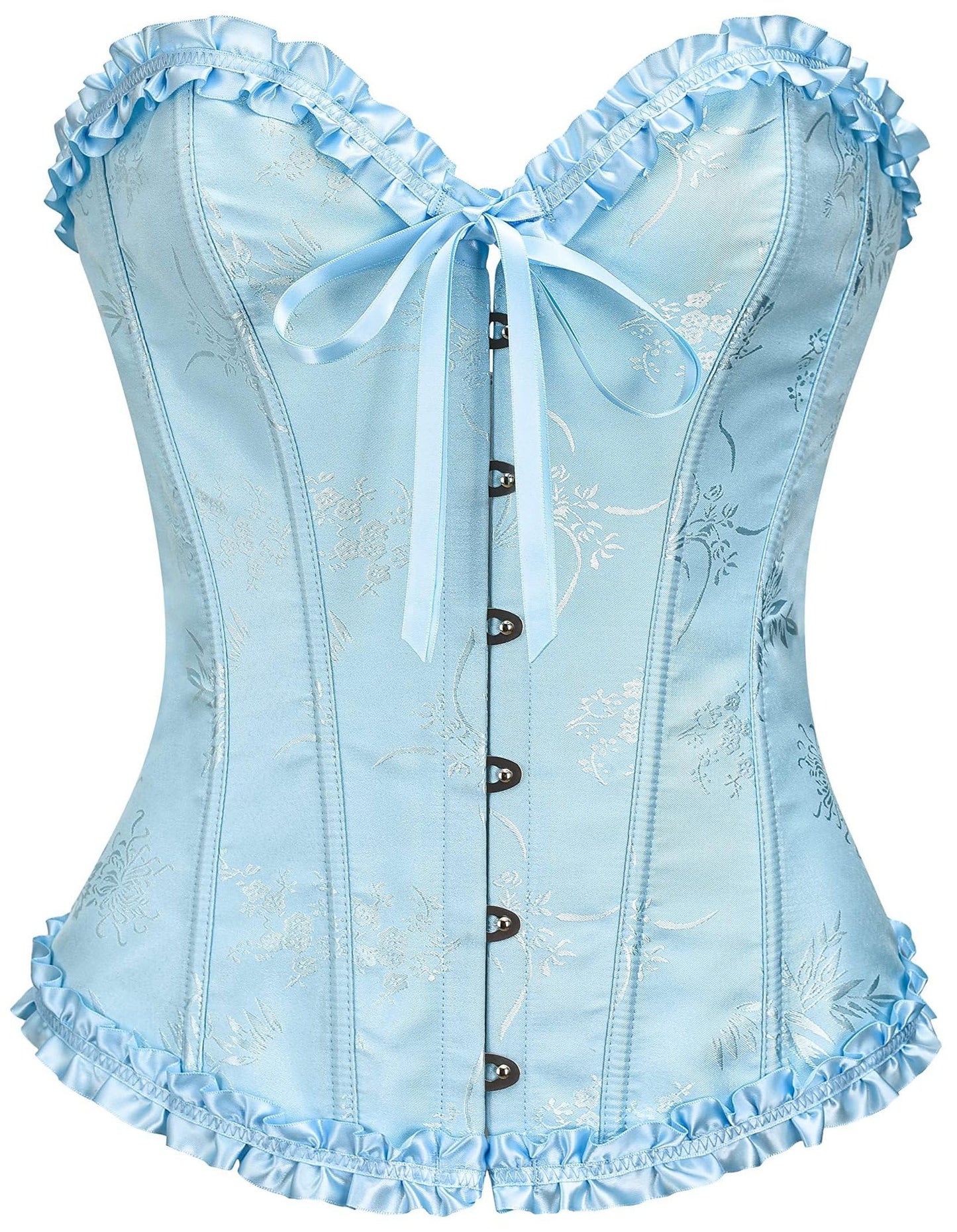 Corset Tops for Women, Bustier Shapewear Lingerie, Lace Waist Push Up Bodysuit