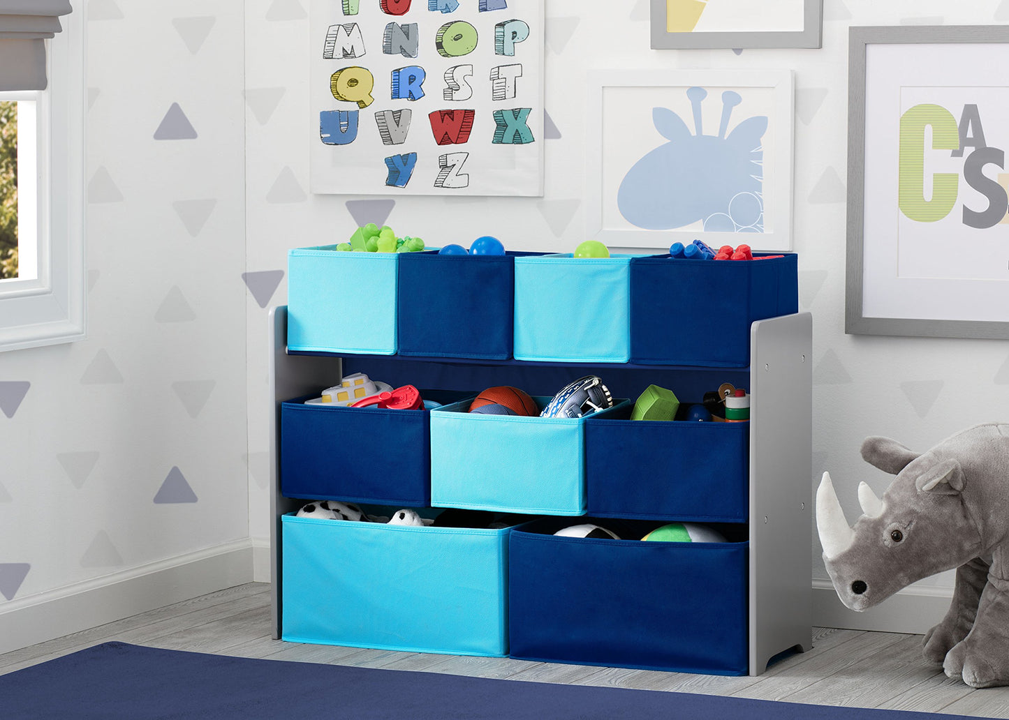 Delta Children Deluxe Multi-Bin Toy Organizer with Storage Binsm