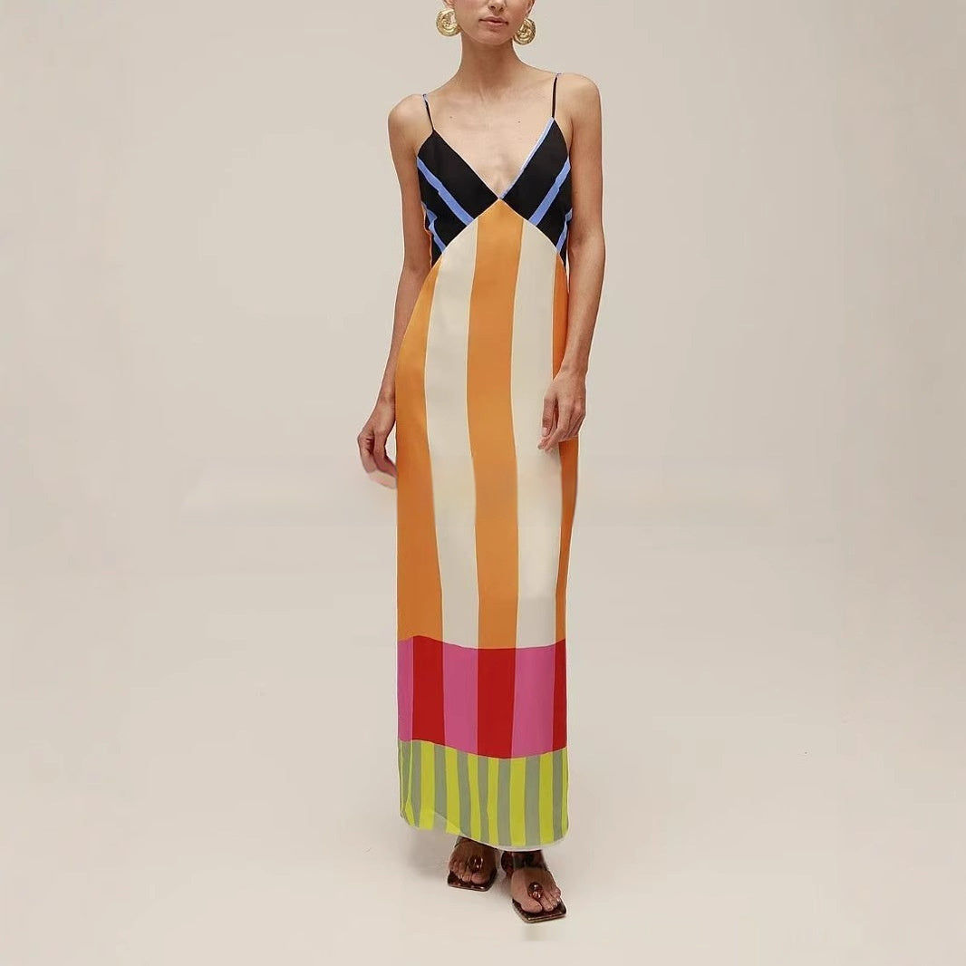 Summer Women's Striped Dress