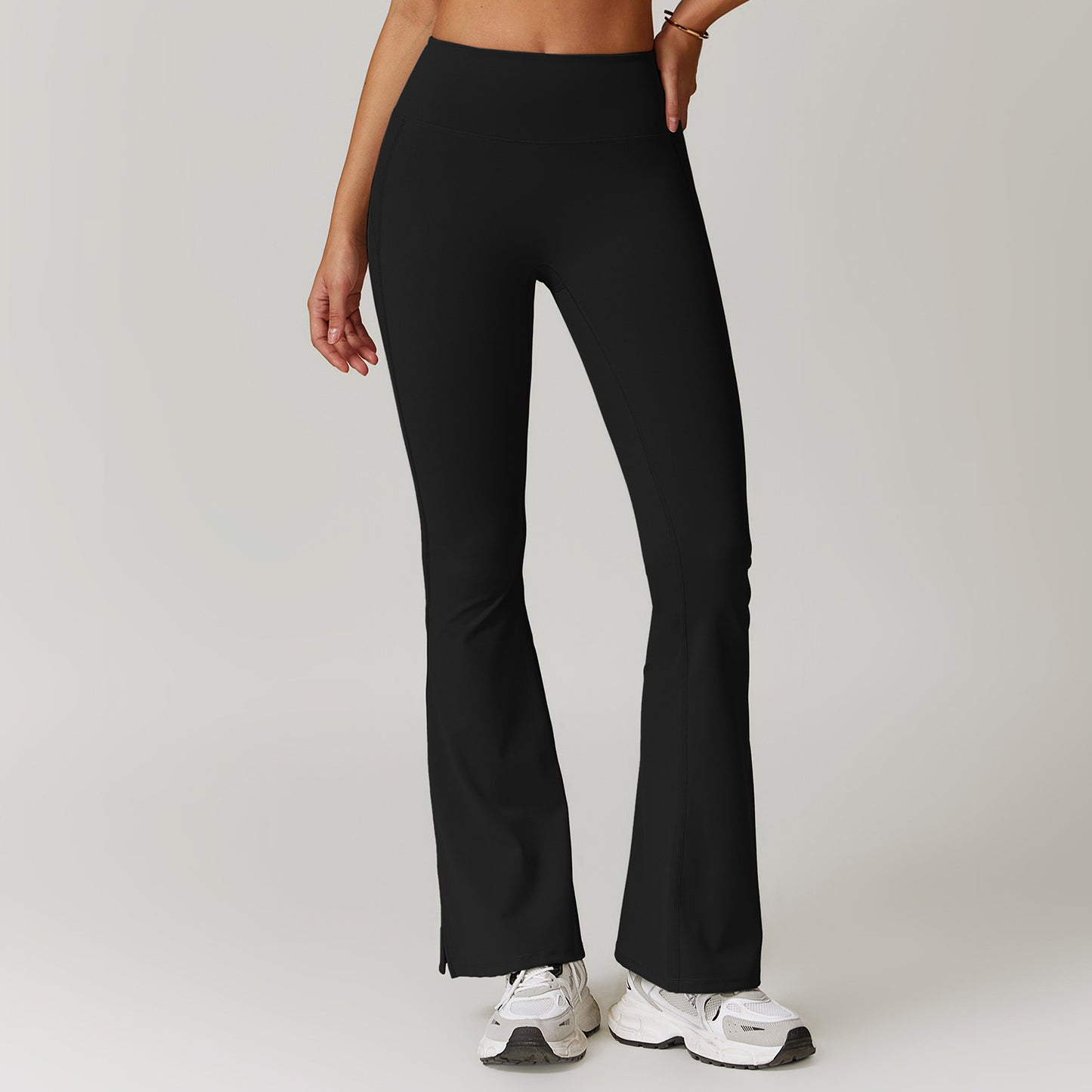 Skinny Peach Hip Raise Yoga Pants Running Sports Bell-bottom Pants