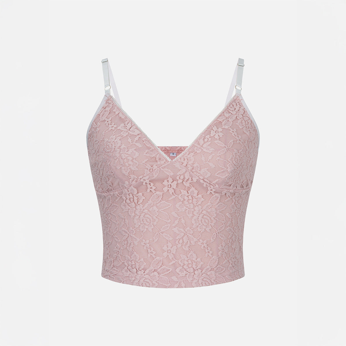 Lace Embroidery Spaghetti-strap Camisole Top