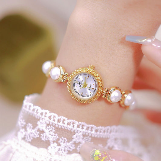 Light Luxury Pearl Bracelet Women's Watch