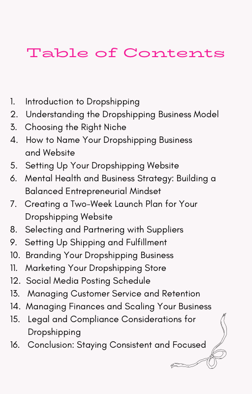 Digital Download 
The Ultimate Guide to Dropshipping: 
From Setup to Success