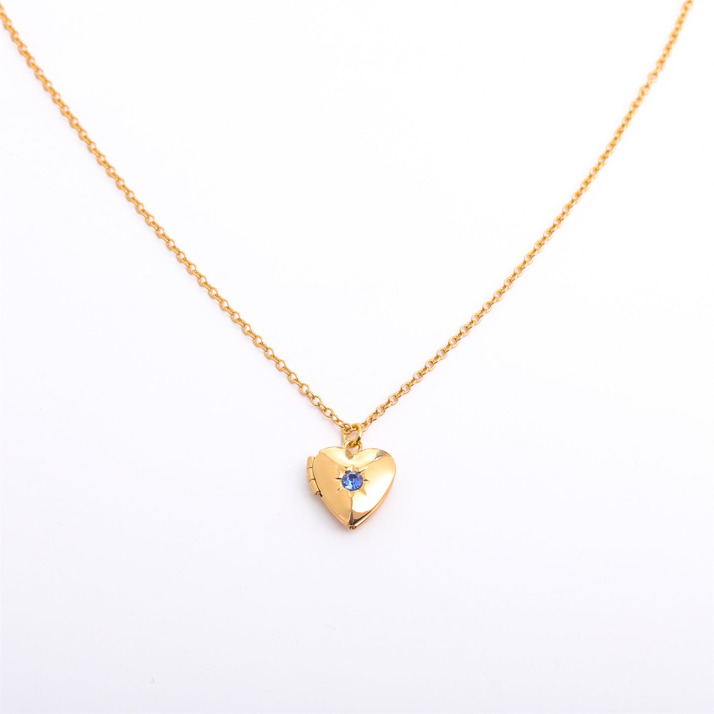 Love Heart Opening And Closing Album Titanium Steel Necklace